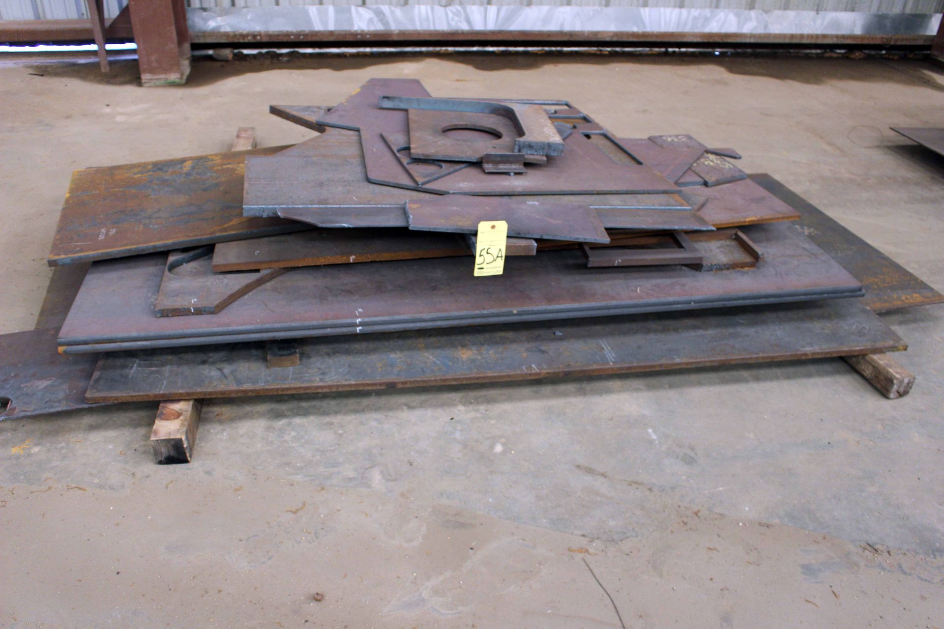 LOT OF STEEL PLATE, assorted
