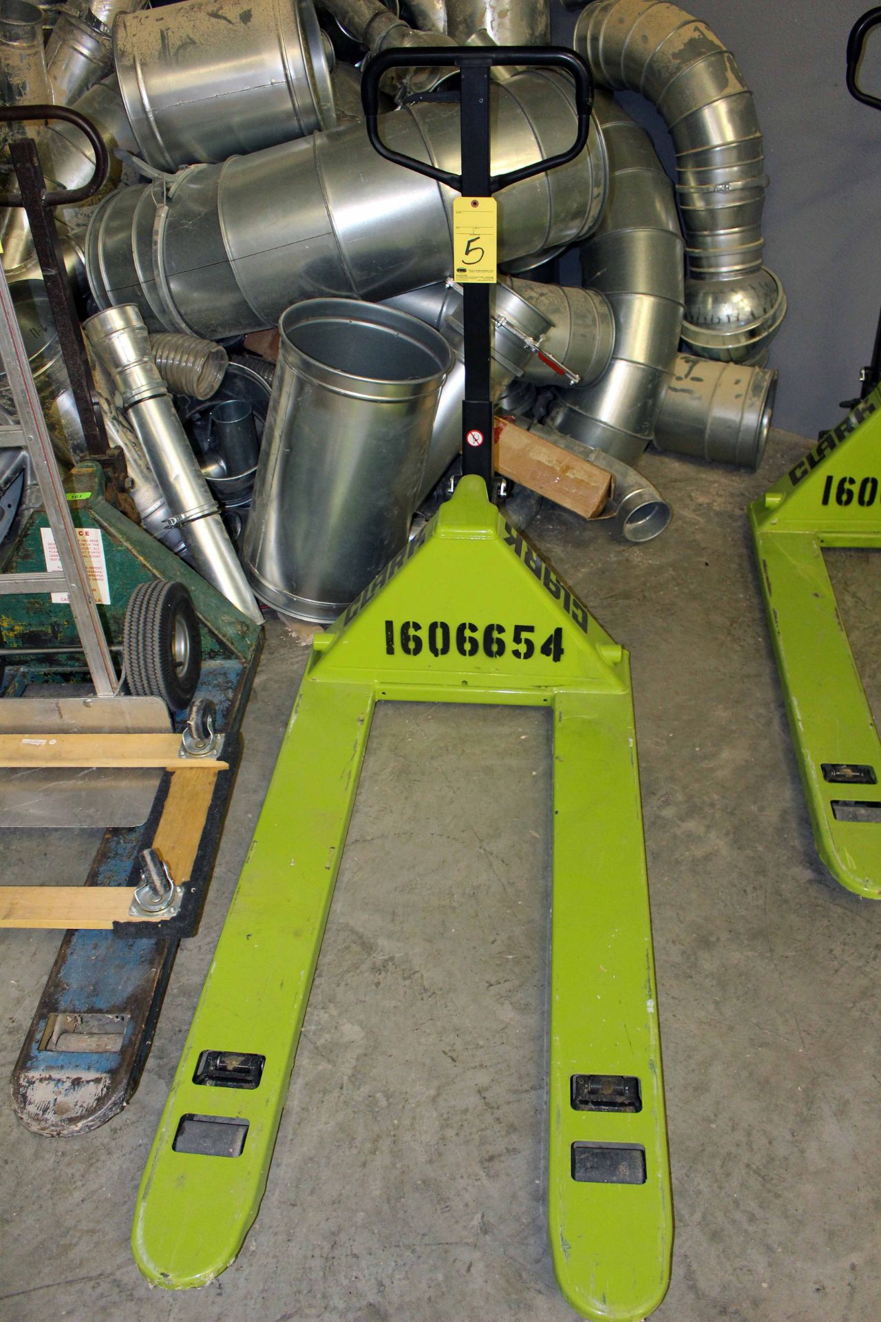 PALLET JACK, CLARK 5,000 LB. CAP.