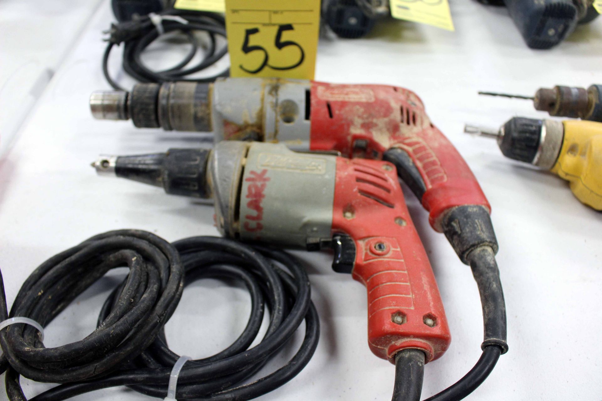 LOT OF ELECTRIC DRILLS (2)