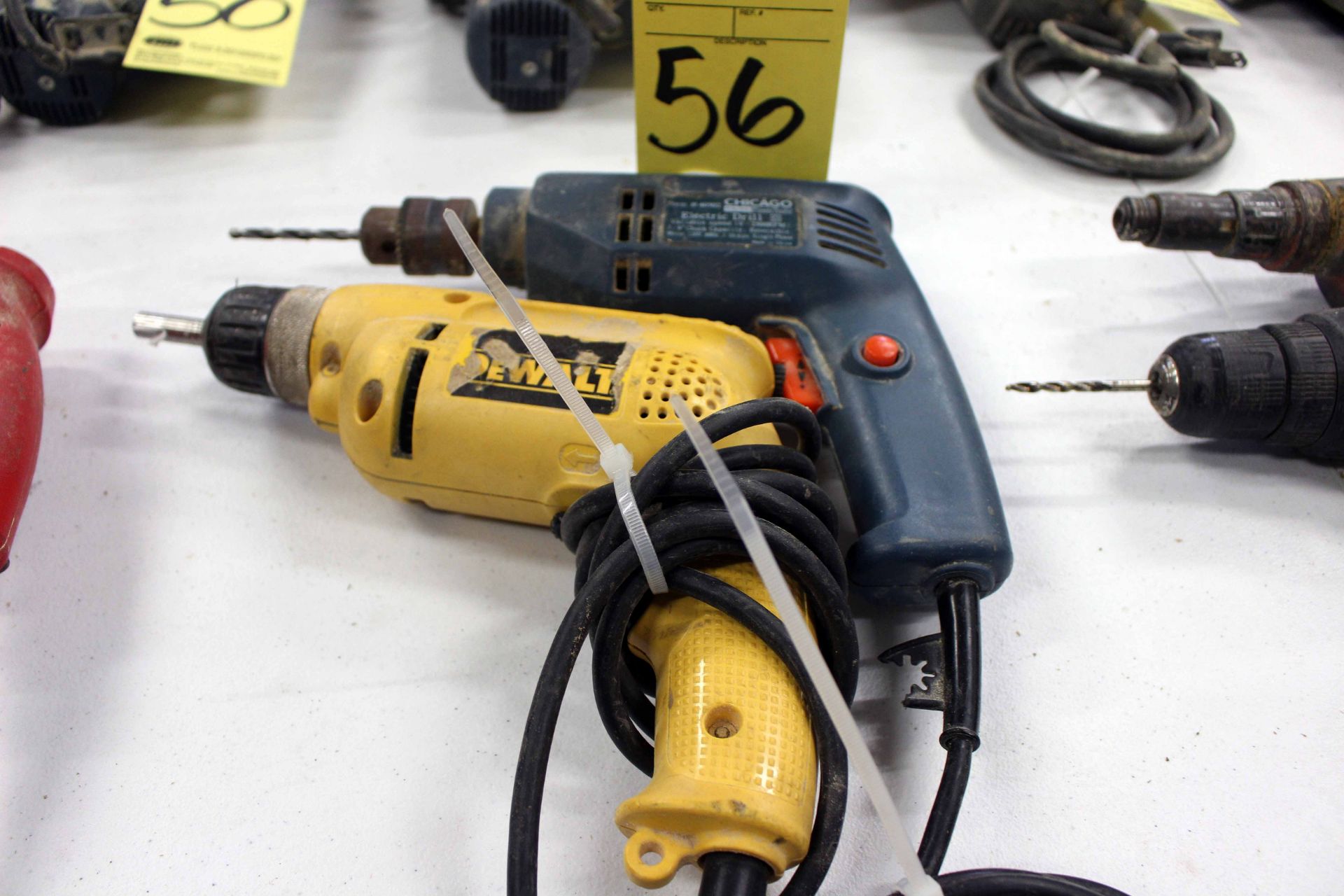 LOT OF ELECTRIC DRILLS (2)