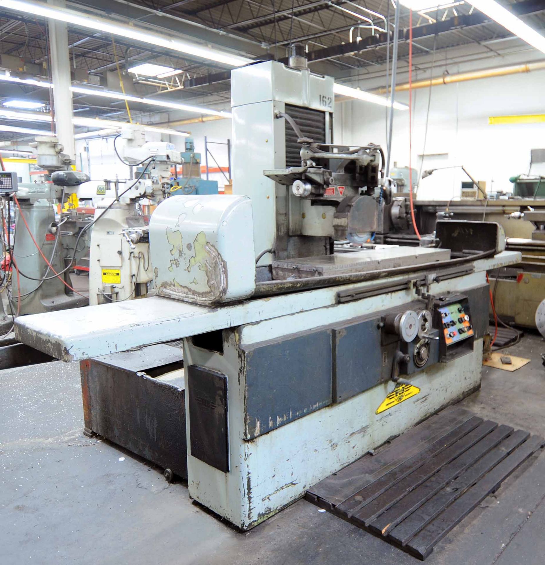 AUTOMATIC HYDRAULIC SURFACE GRINDER, ELB 14" X 48", Type SW12VAI-Z, 14" x 48" electromagnetic chuck,