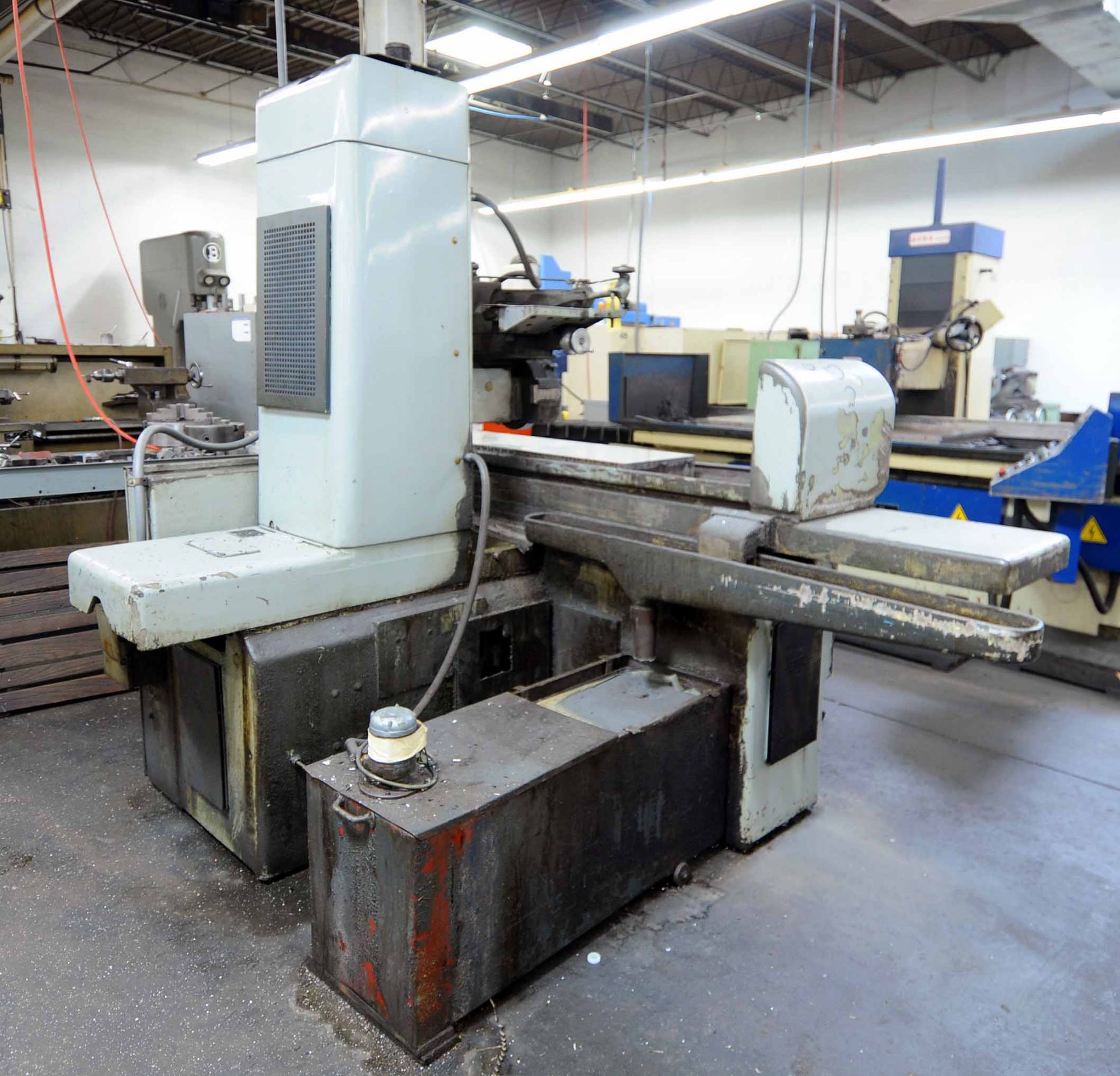 AUTOMATIC HYDRAULIC SURFACE GRINDER, ELB 14" X 48", Type SW12VAI-Z, 14" x 48" electromagnetic chuck, - Image 4 of 4