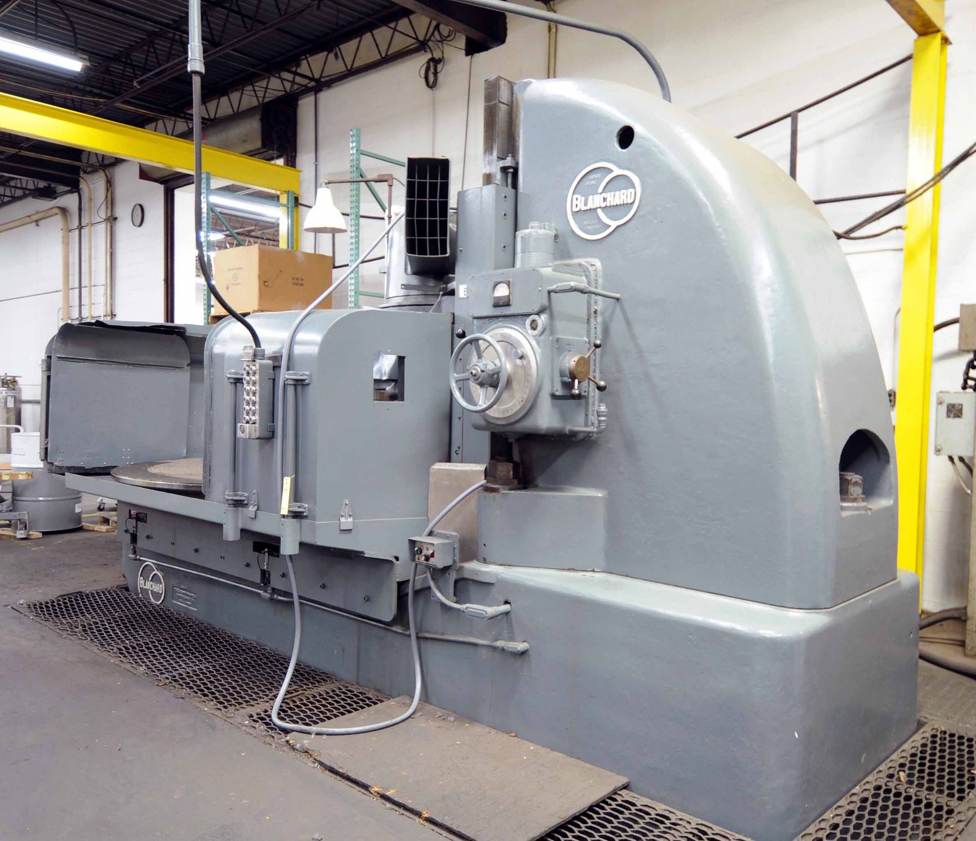 VERTICAL ROTARY SURFACE GRINDER, BLANCHARD MDL. 4284, 84" max. chuck dia., 88" max. swing, 42" - Image 3 of 5