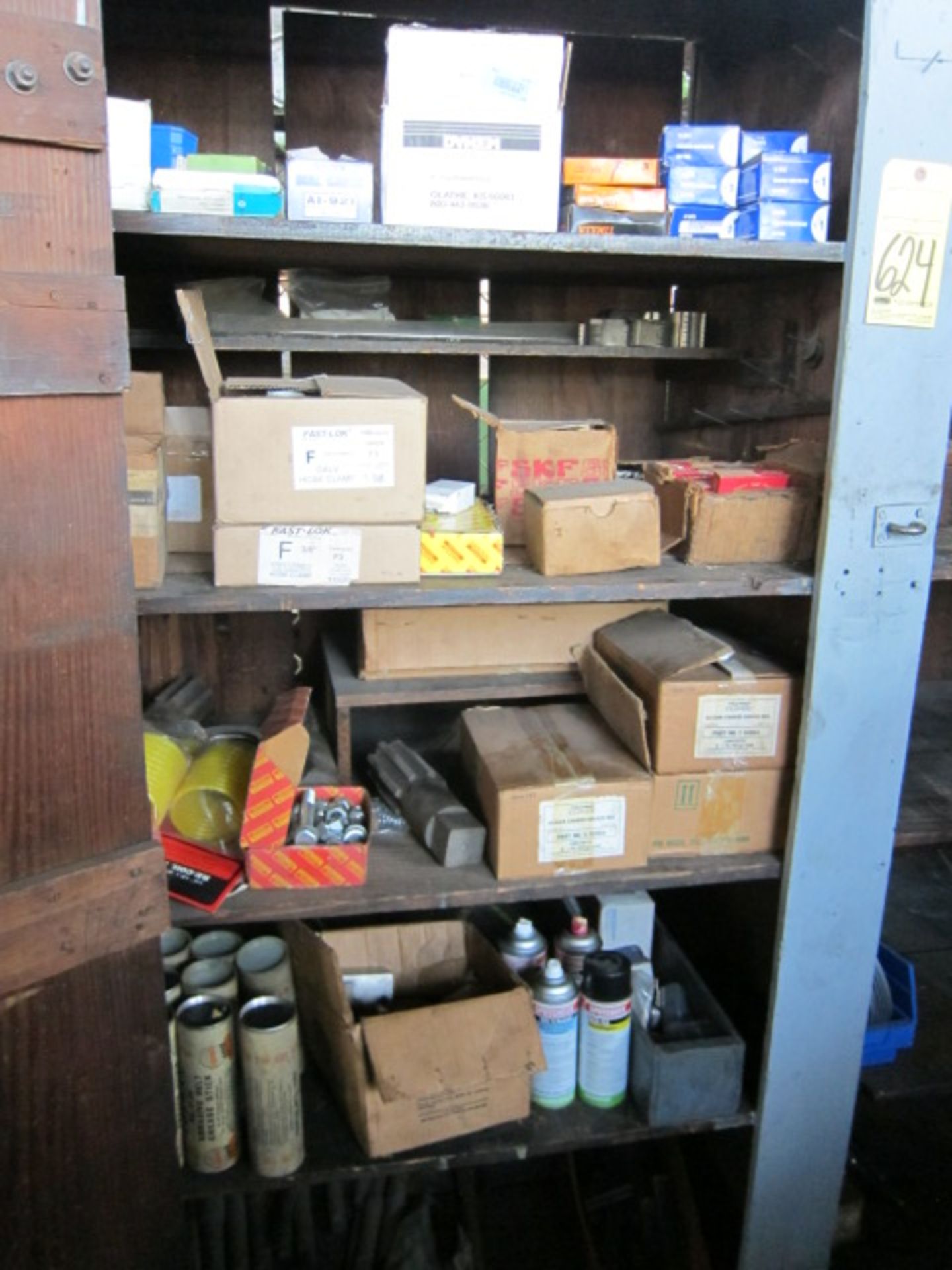 LOT OF CABINETS, wood fabricated, w/contents - Image 2 of 3
