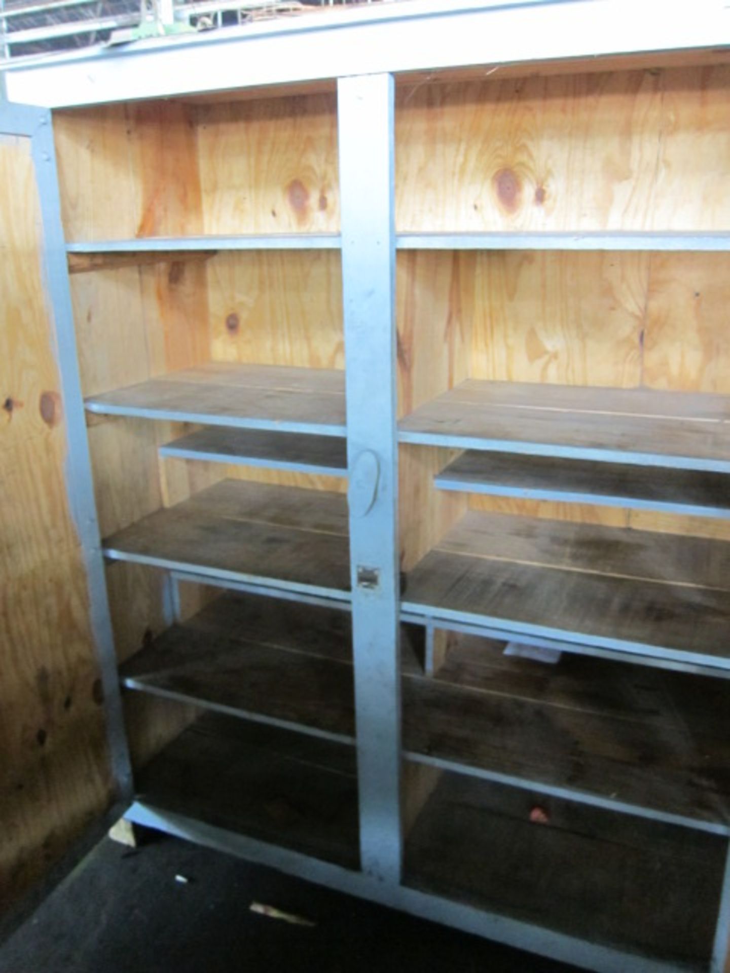 LOT OF CABINETS, wood fabricated, w/contents - Image 3 of 3