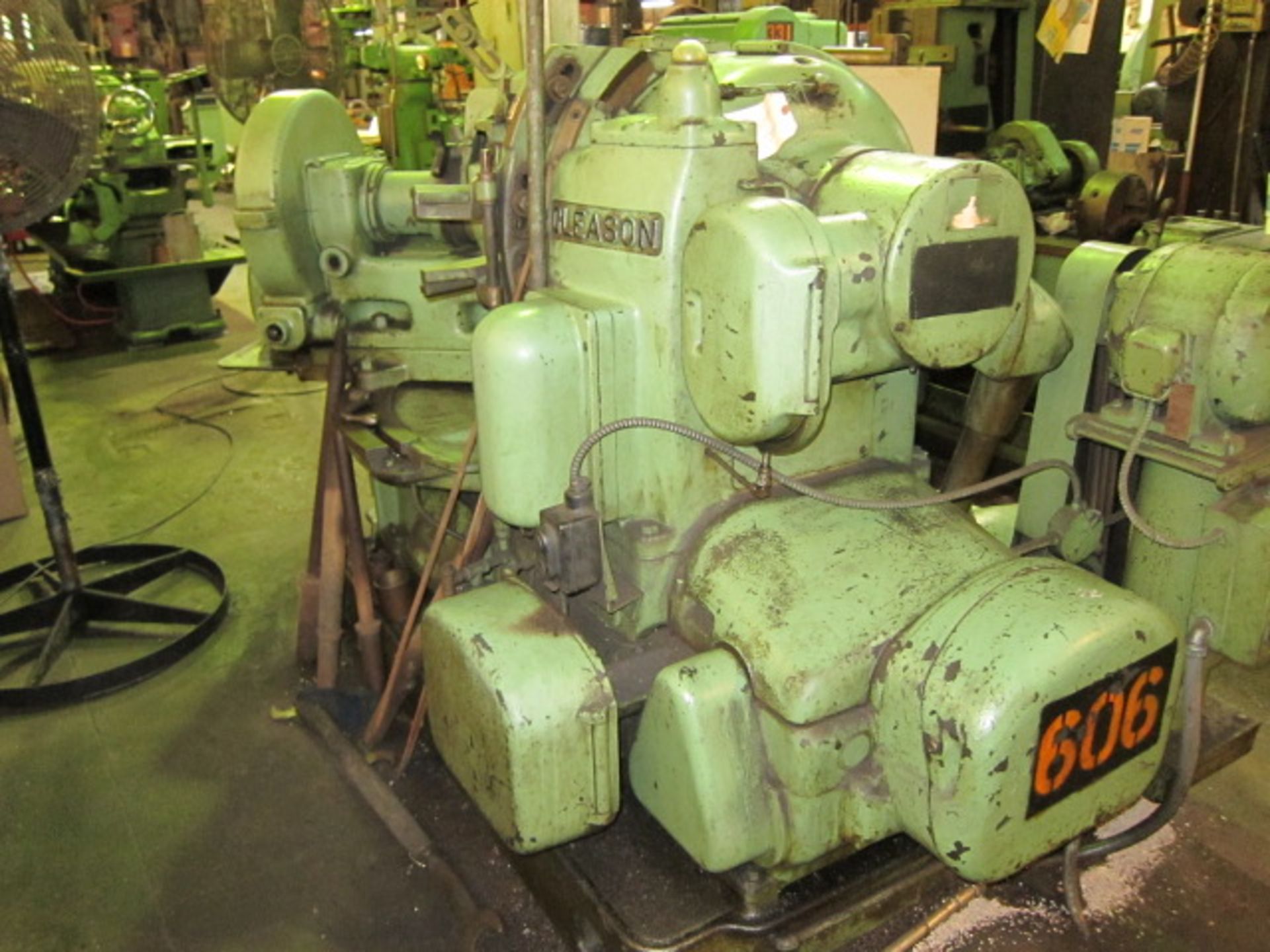 GEAR GENERATOR, GLEASON 24” MDL. 12, 3” max. face width, motor w/electrical controls, S/N N.A. (Sold - Image 4 of 5