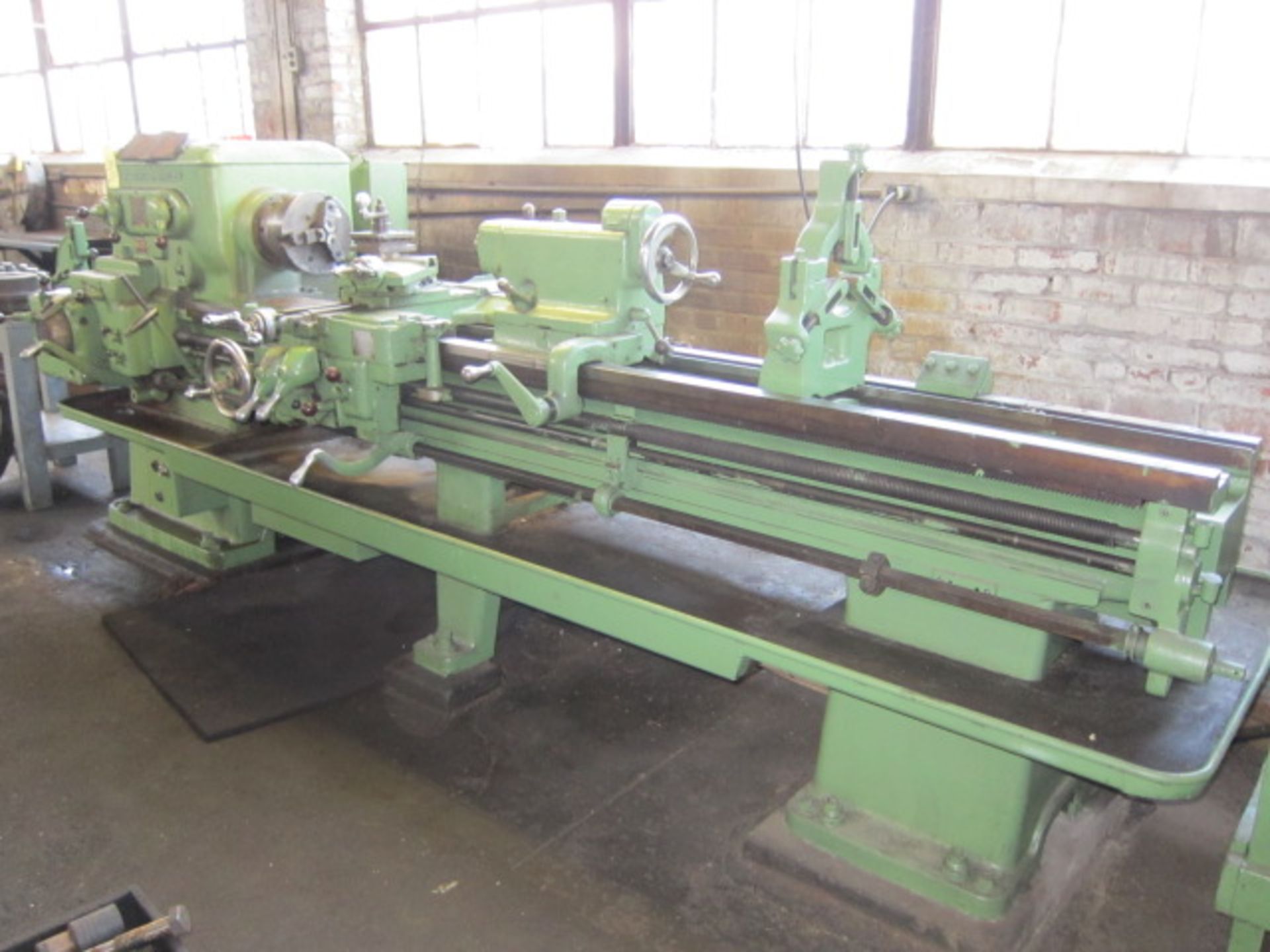 ENGINE LATHE, LODGE & SHIPLEY 16" X 84" MDL. X, 18" actual sw. over bed, taper attach.,