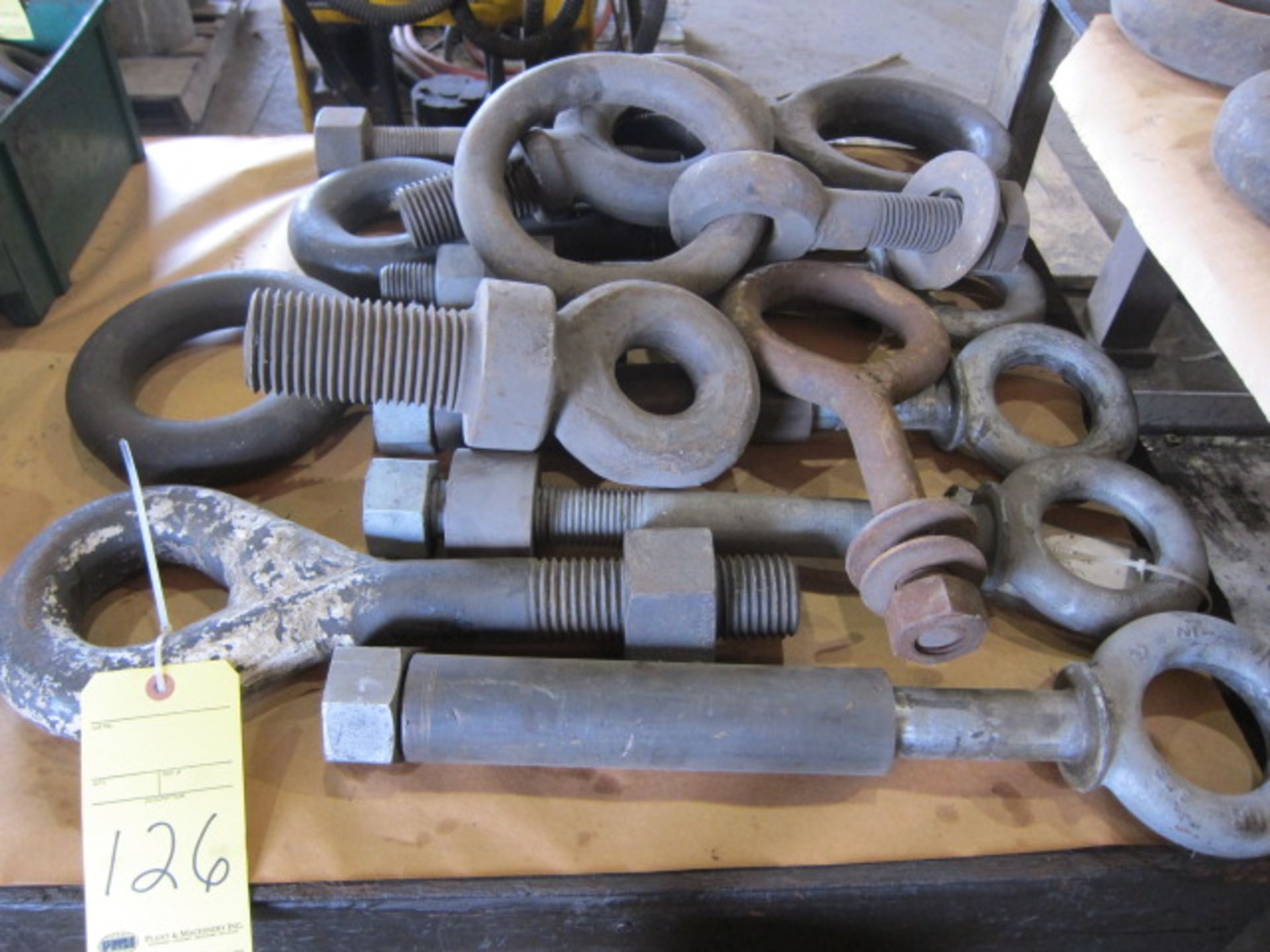 LOT OF EYE BOLTS (12), assorted