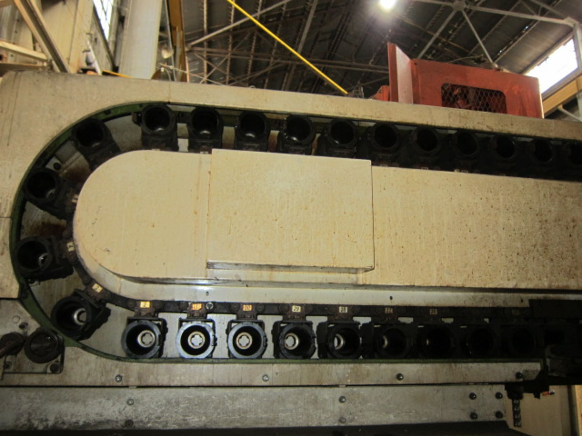 CNC VERTICAL MACHINING CENTER, MAZAK MAZATEK MDL. V-515, Mazatrol M32B CNC control, 121-1/2" x 51" - Image 5 of 5