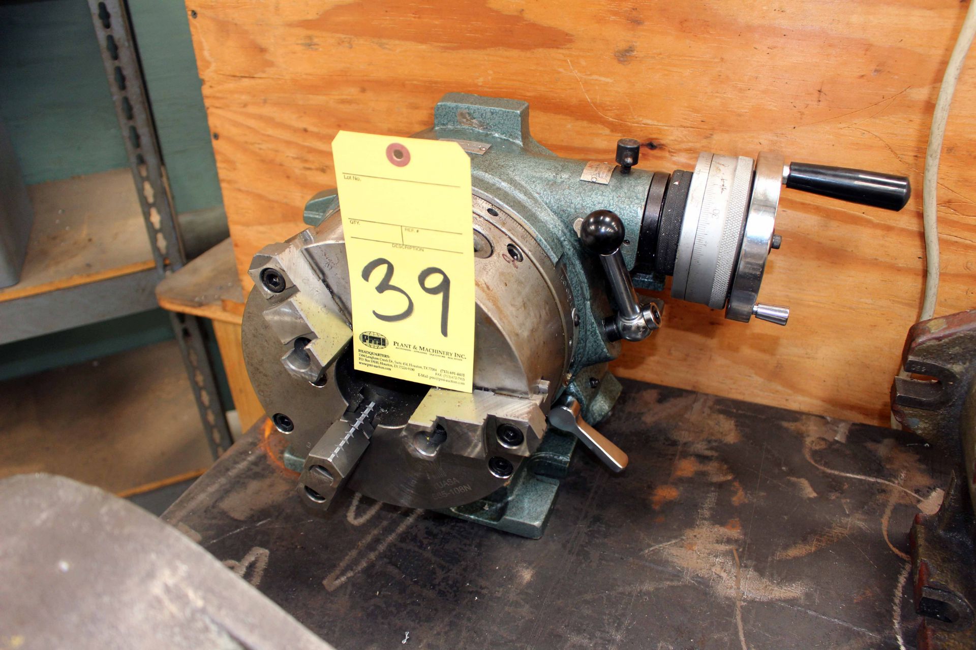 ROTARY INDEXER, 8", w/3-jaw chuck (Location A - Cypress, TX)