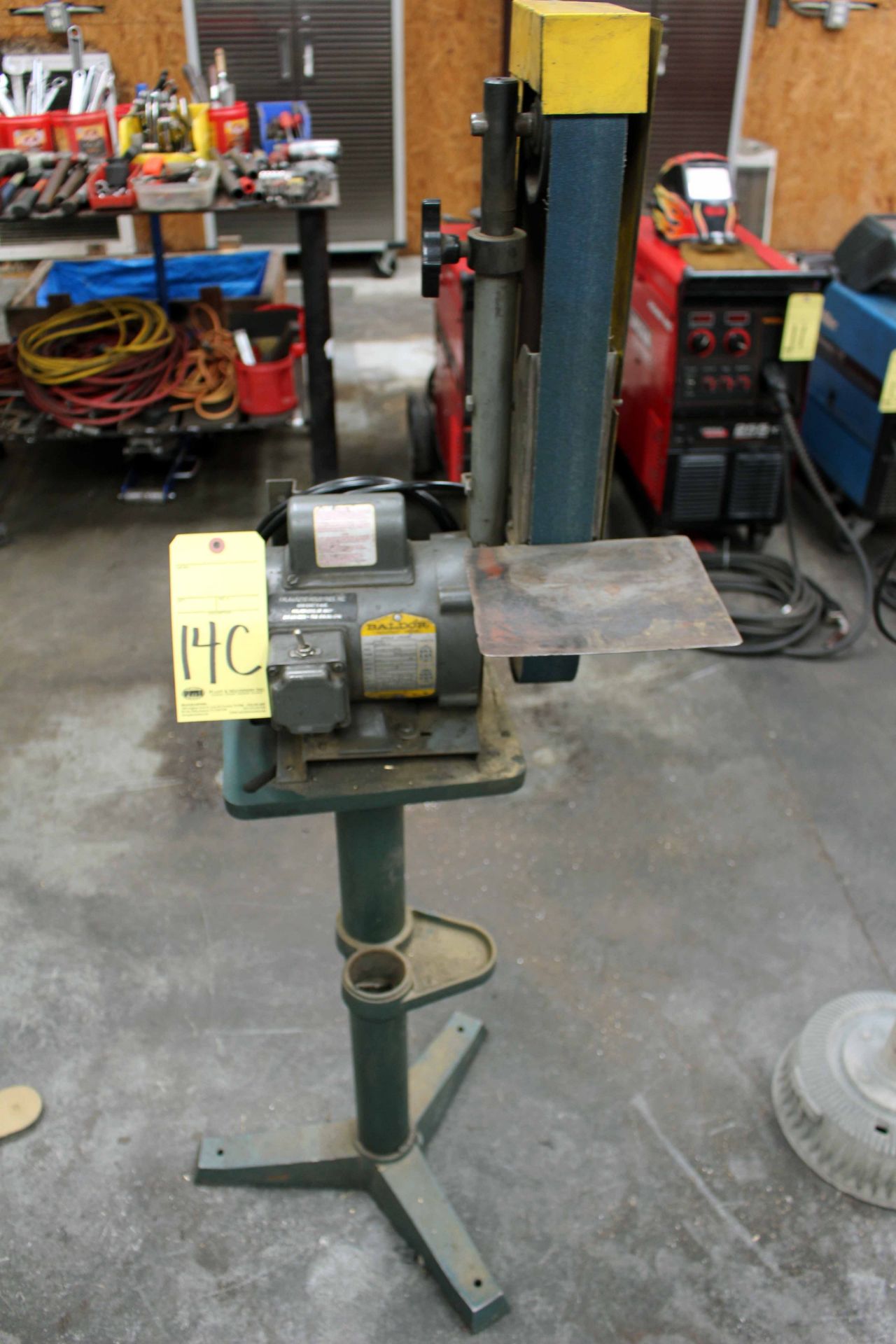 VERTICAL BELT SANDER, KALAMAZOO 2", 1/2 HP motor (Location A - Cypress, TX)