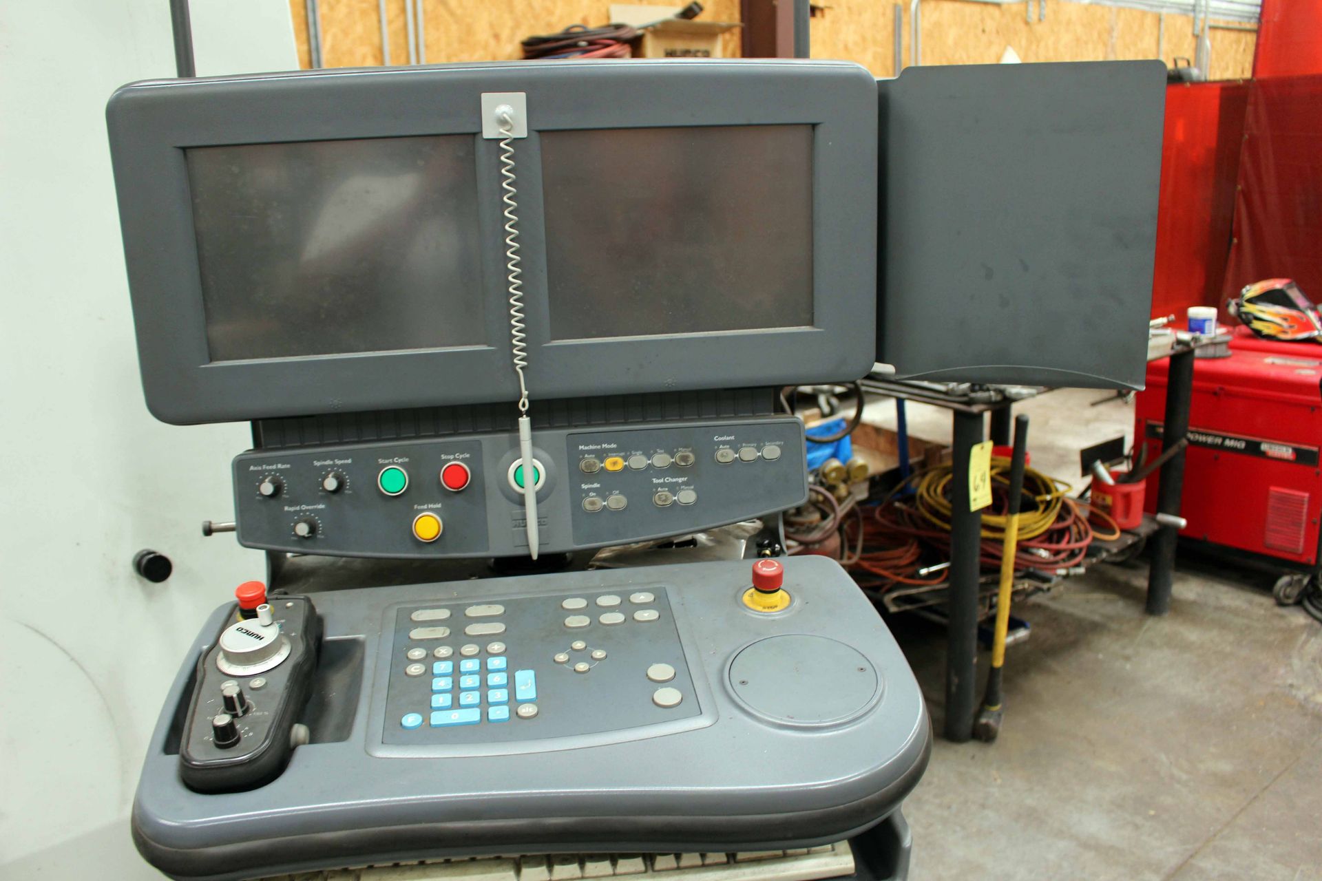VERTICAL MACHINING CENTER, HURCO MDL. VMX42, new 8/2012, 24" x 48" table, Hurco dual screen control, - Image 2 of 6