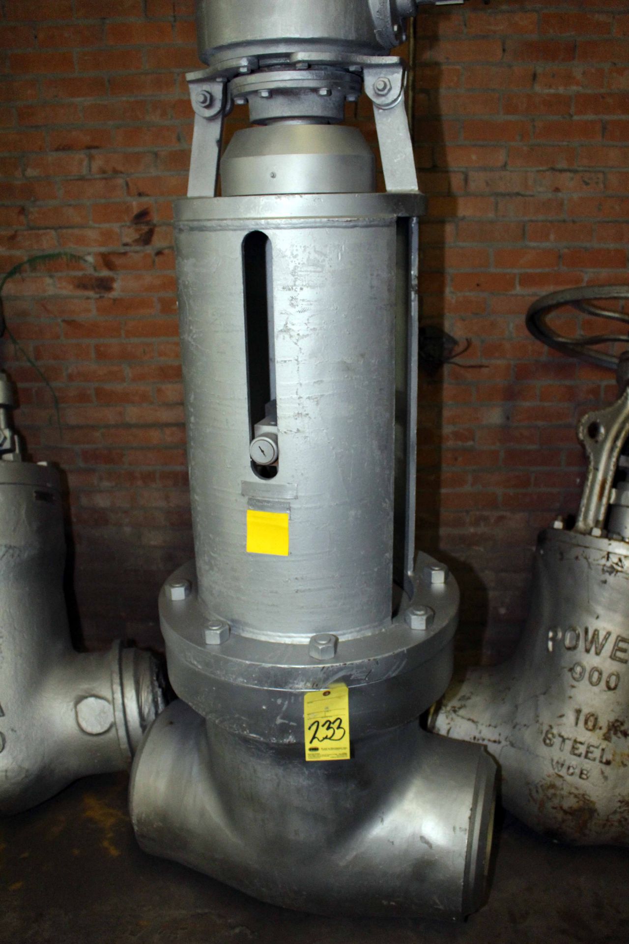 12", 600 LB. PRESSURE SEAL GATE VALVE GEAR OP., VELAN