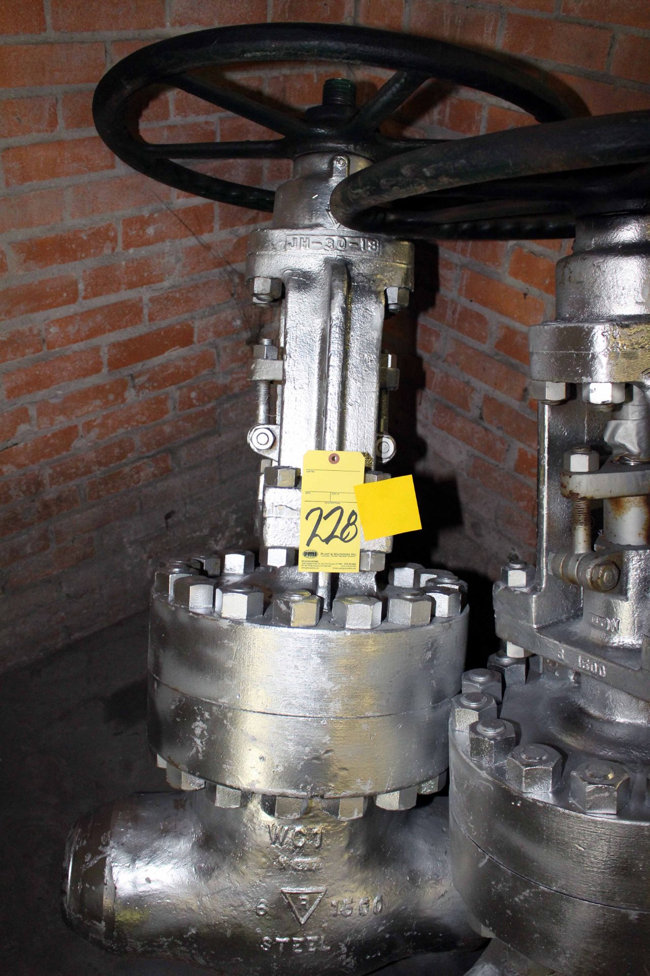 6", 1500 LB. B/W B/B OSTY GATE VALVE, RP&C