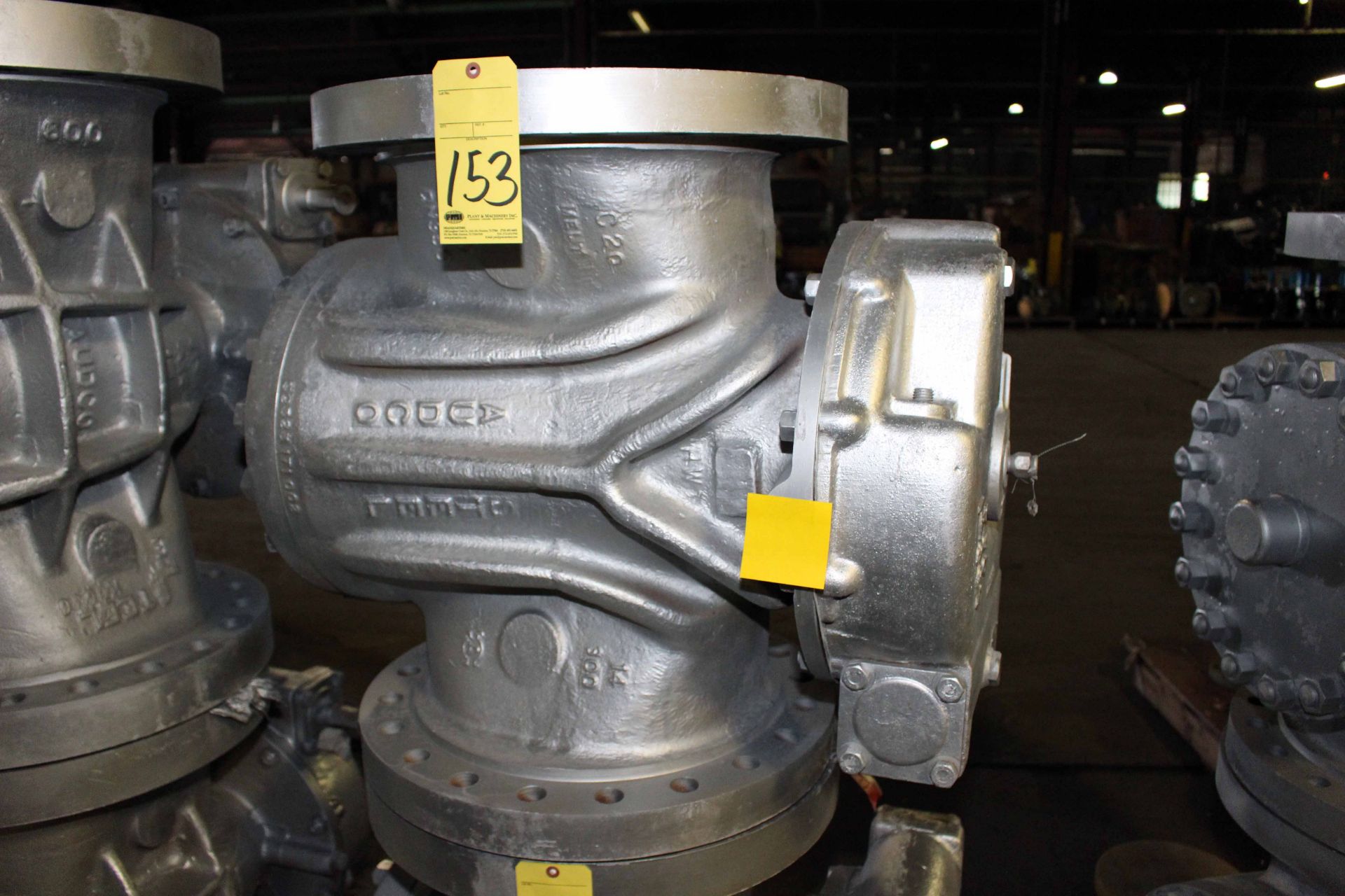 14", 600 LB. F/E RF PLUG VALVE GEAR OP., AUDCO