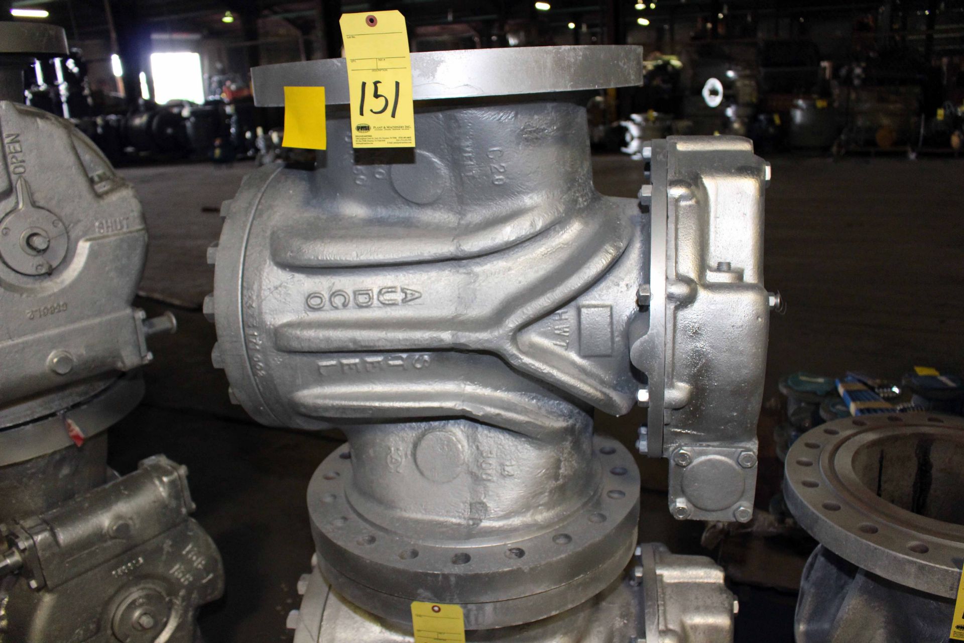 14", 600 LB. F/E RF PLUG VALVE GEAR OP., AUDCO