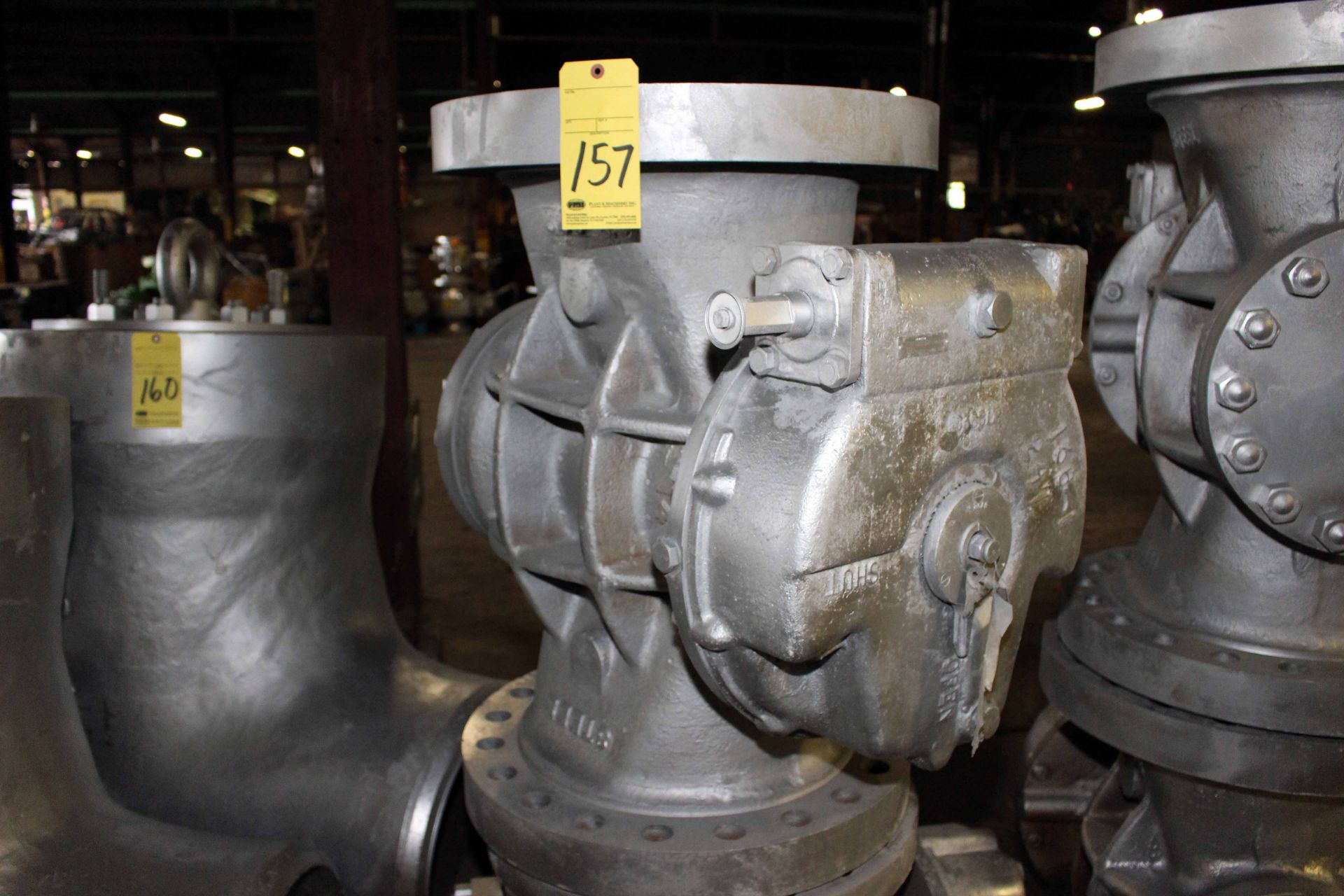 14", 600 LB. F/E RF PLUG VALVE GEAR OP., AUDCO