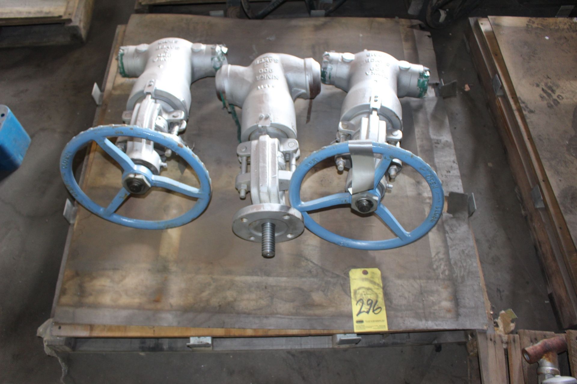 3", 900 LB. B/W PRESSURE SEAL GATE VALVES, FACTORY NEW, KINKA