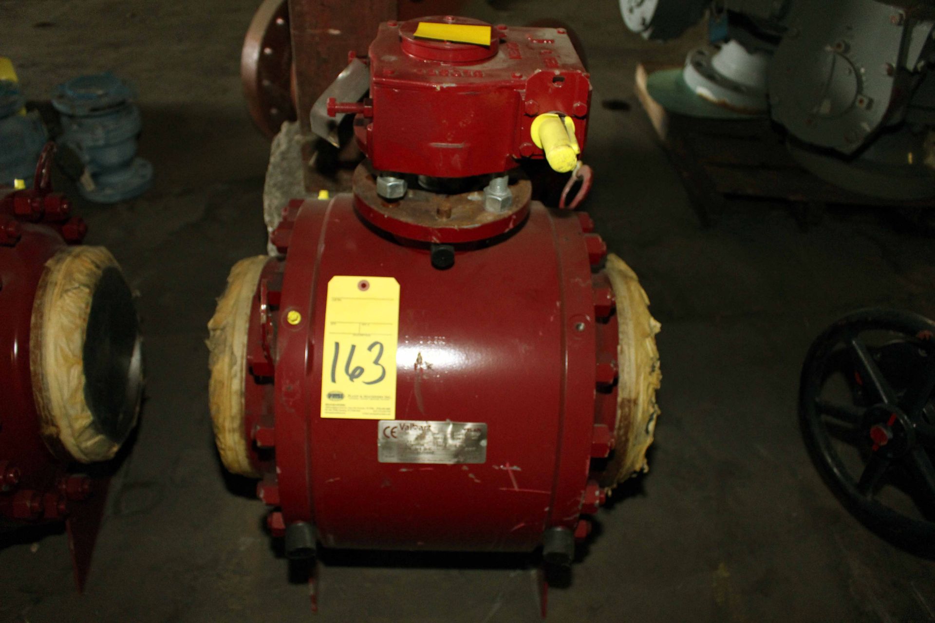 10", 300 LB. BUTTWELD (3 PC.) GEAR OP. FULL PORT BALL VALVE, WALWORTH