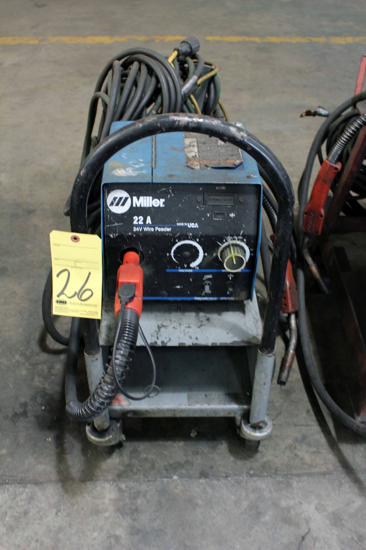 WIRE FEEDER, MILLER 22A, S/N LG361359W