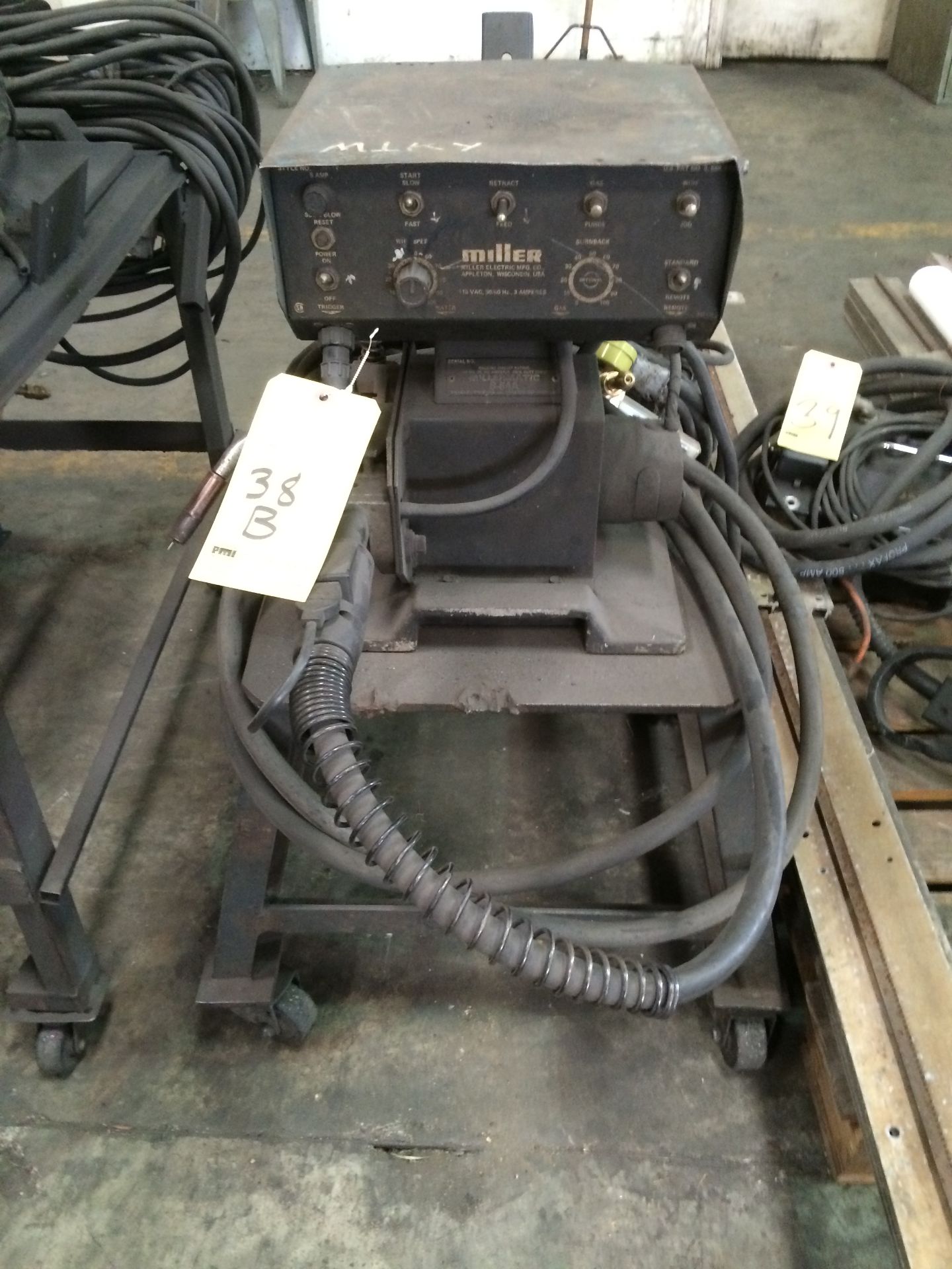 WIRE FEEDER, MILLER MDL. S-54A, S/N JH152079
