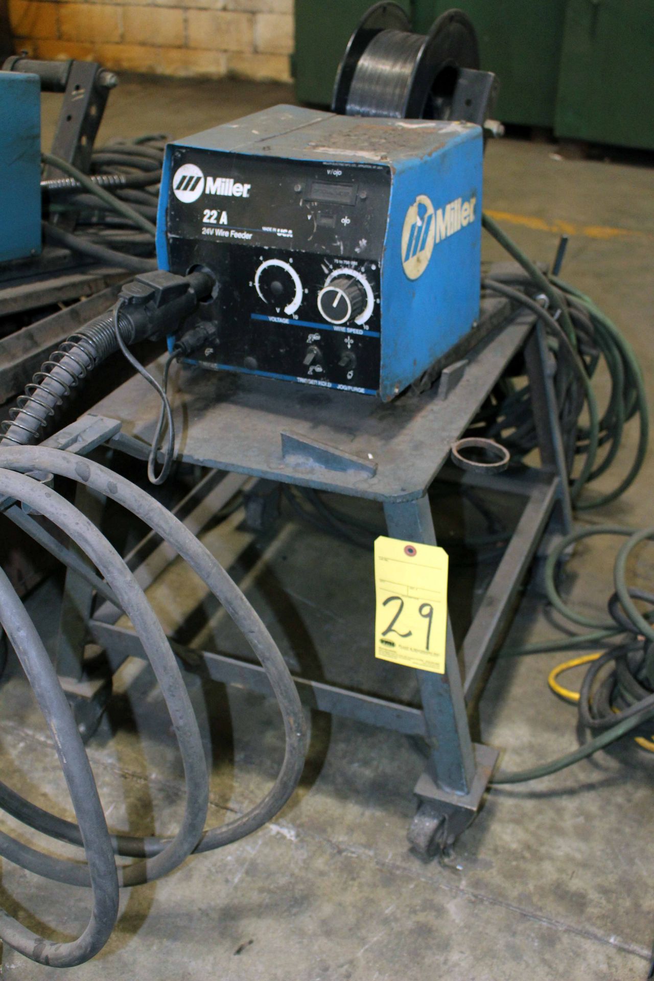 WIRE FEEDER, MILLER 22A, S/N LB118193