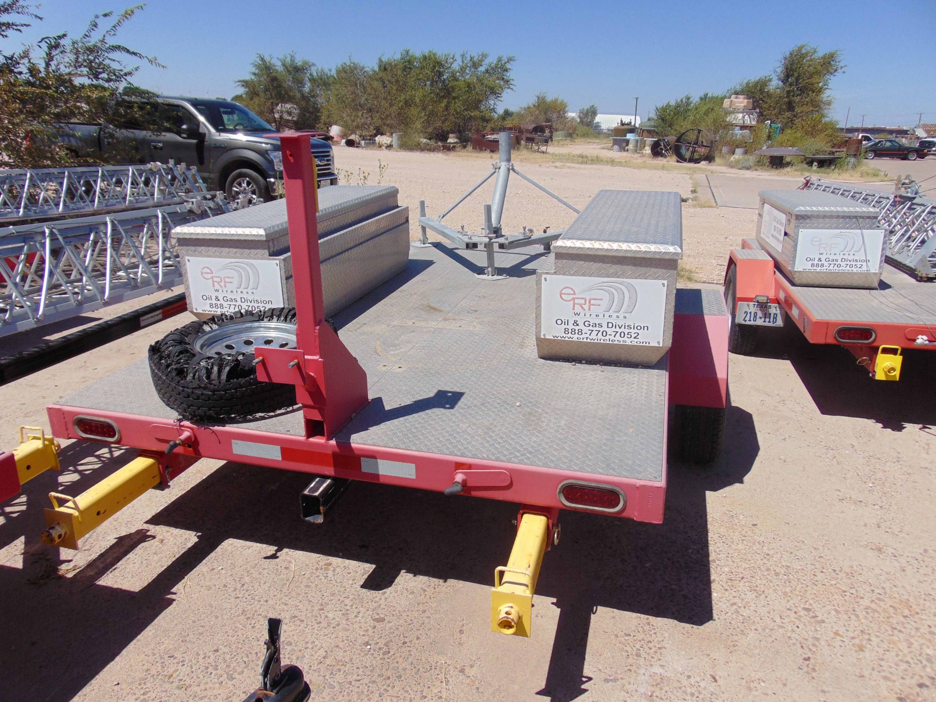 MOBILE BROADBAND TOWER TRAILER, AMERITRAIL MDL. FSI-512, new 2010, missing tower & winch, (2) - Image 4 of 6