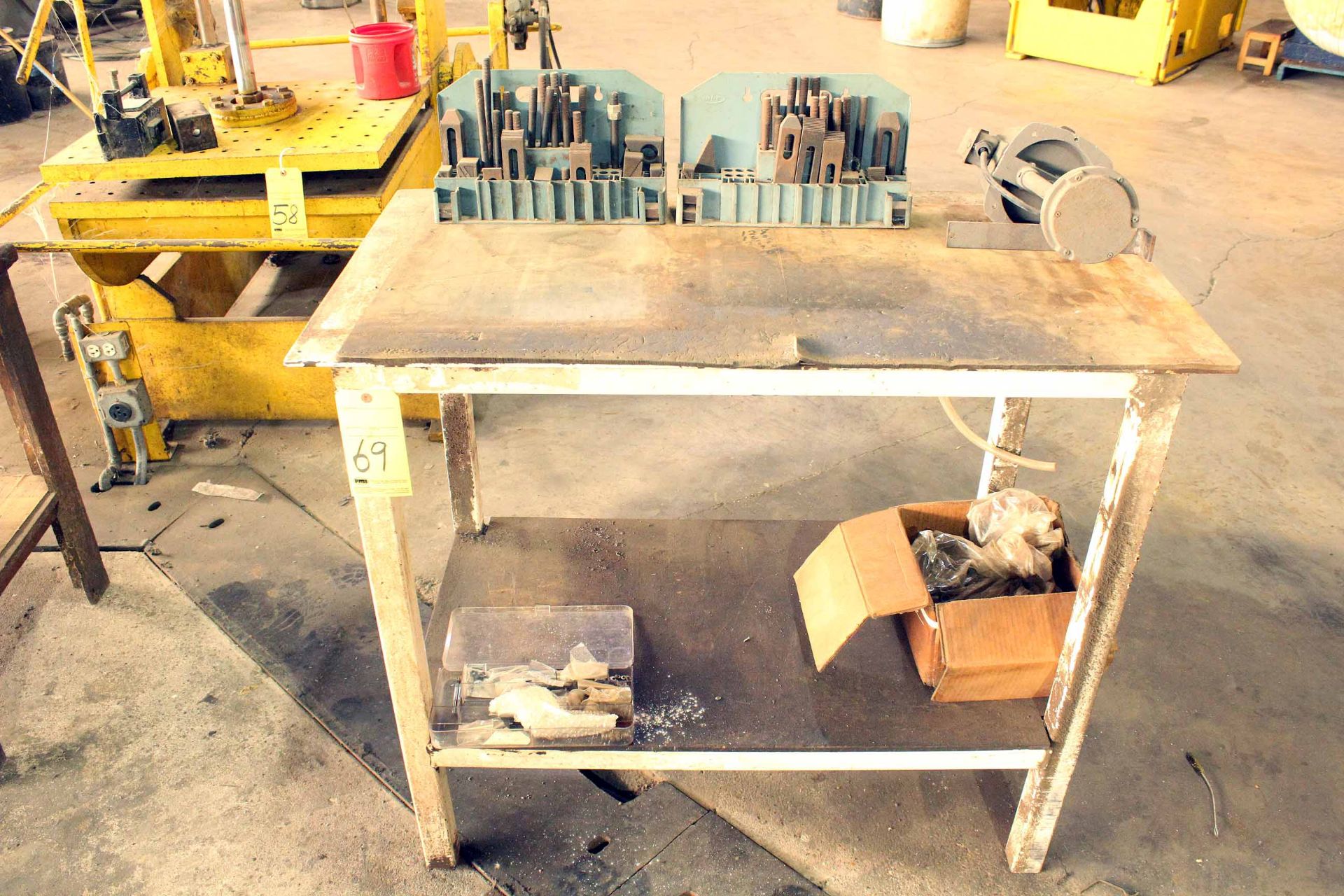 WORKTABLE, steel fabricated