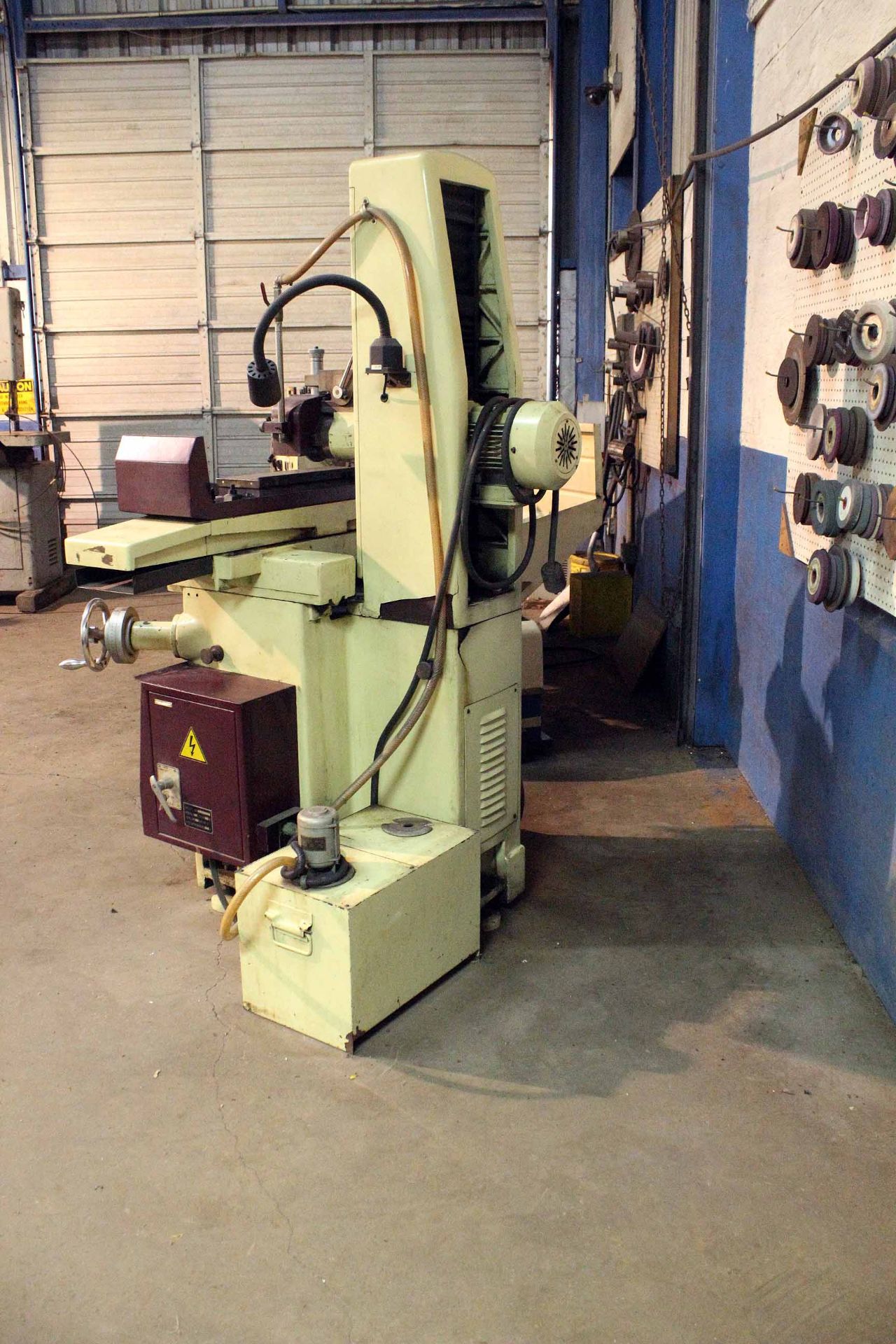 HAND FEED SURFACE GRINDER, KENT 6" X 18" MDL. KGS618, new 12/2003, perm. magnetic chuck, coolant - Image 3 of 3