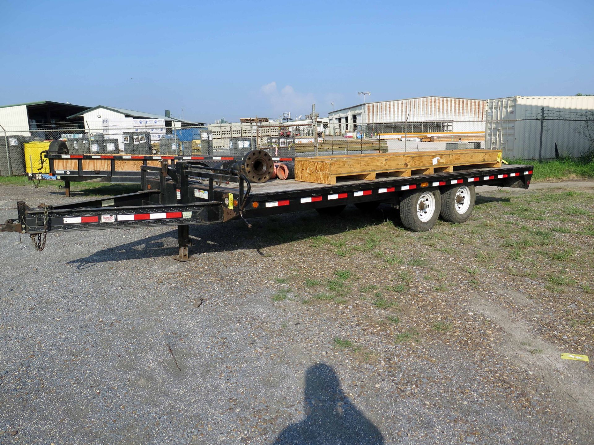 TRAILER, SUPERIOR 20', new 2012, tandem axle, TX Lic. No. 33009P, VIN 4P5F82027C117404 (delayed