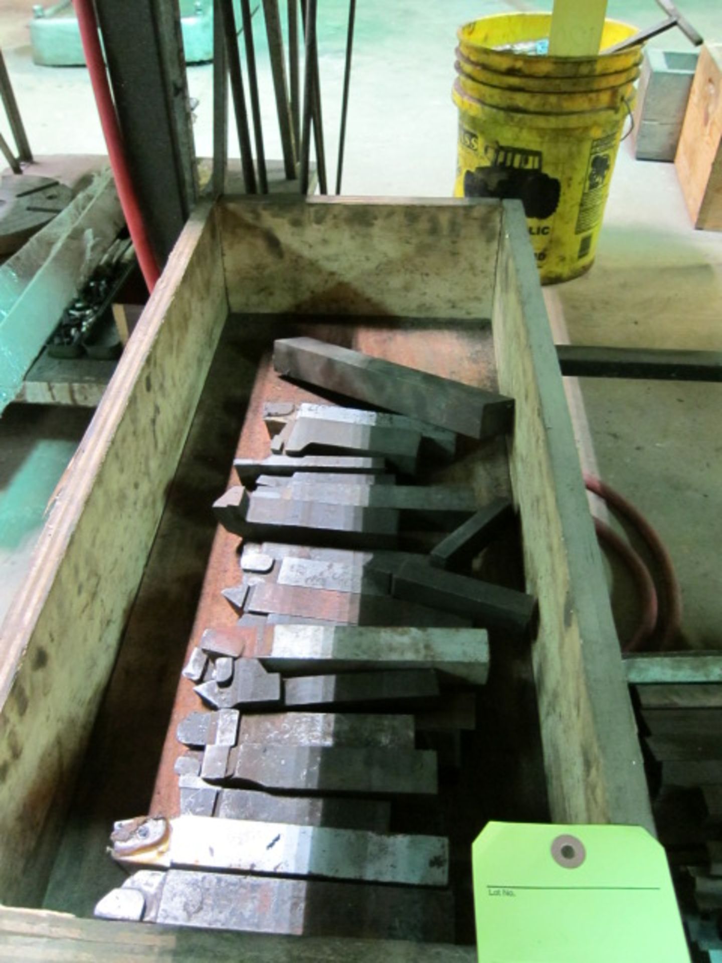 LOT OF CUTTERS: carbide tipped & speed (located under bench)