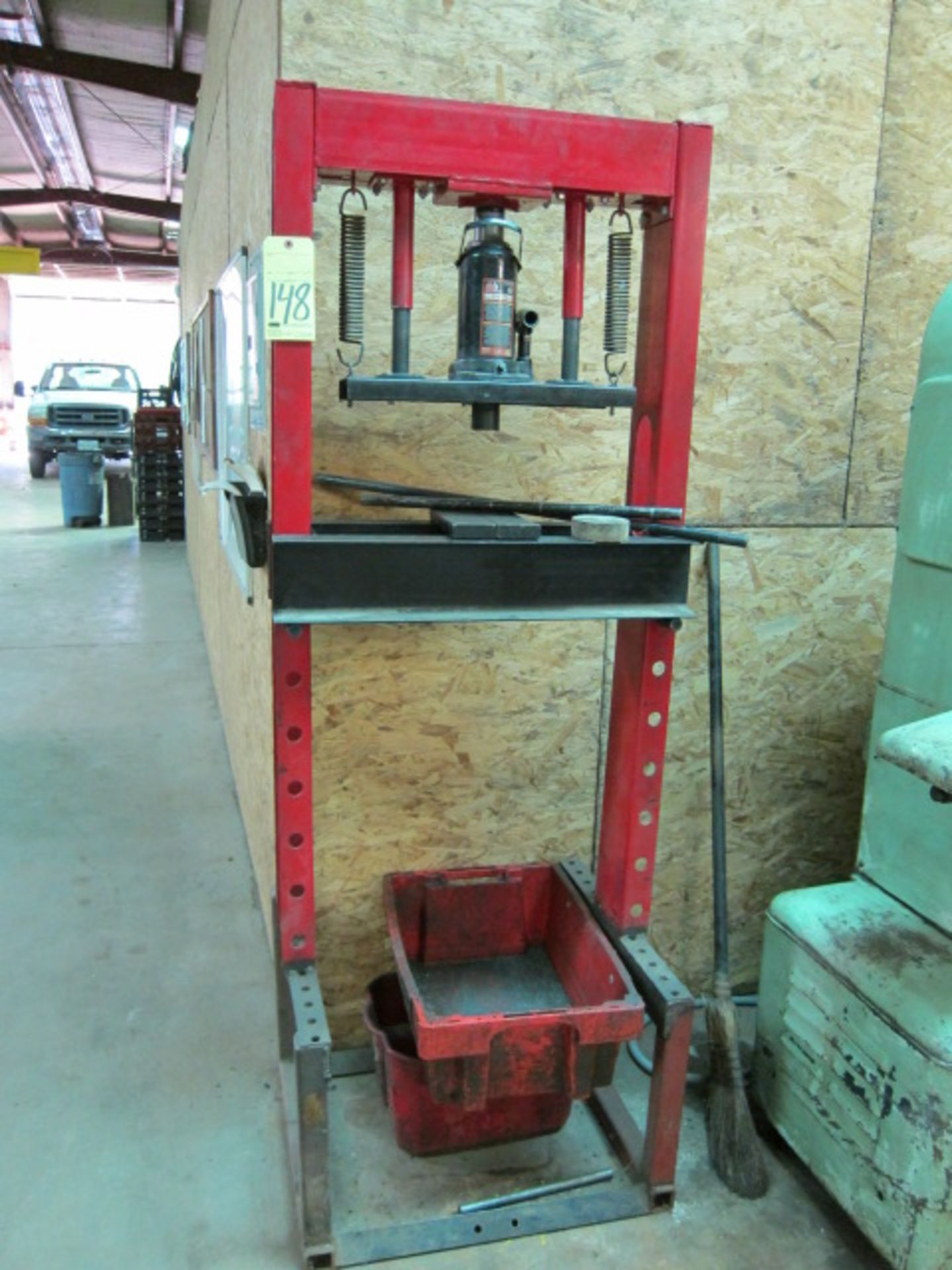 H-FRAME SHOP PRESS, 20 T. cap.