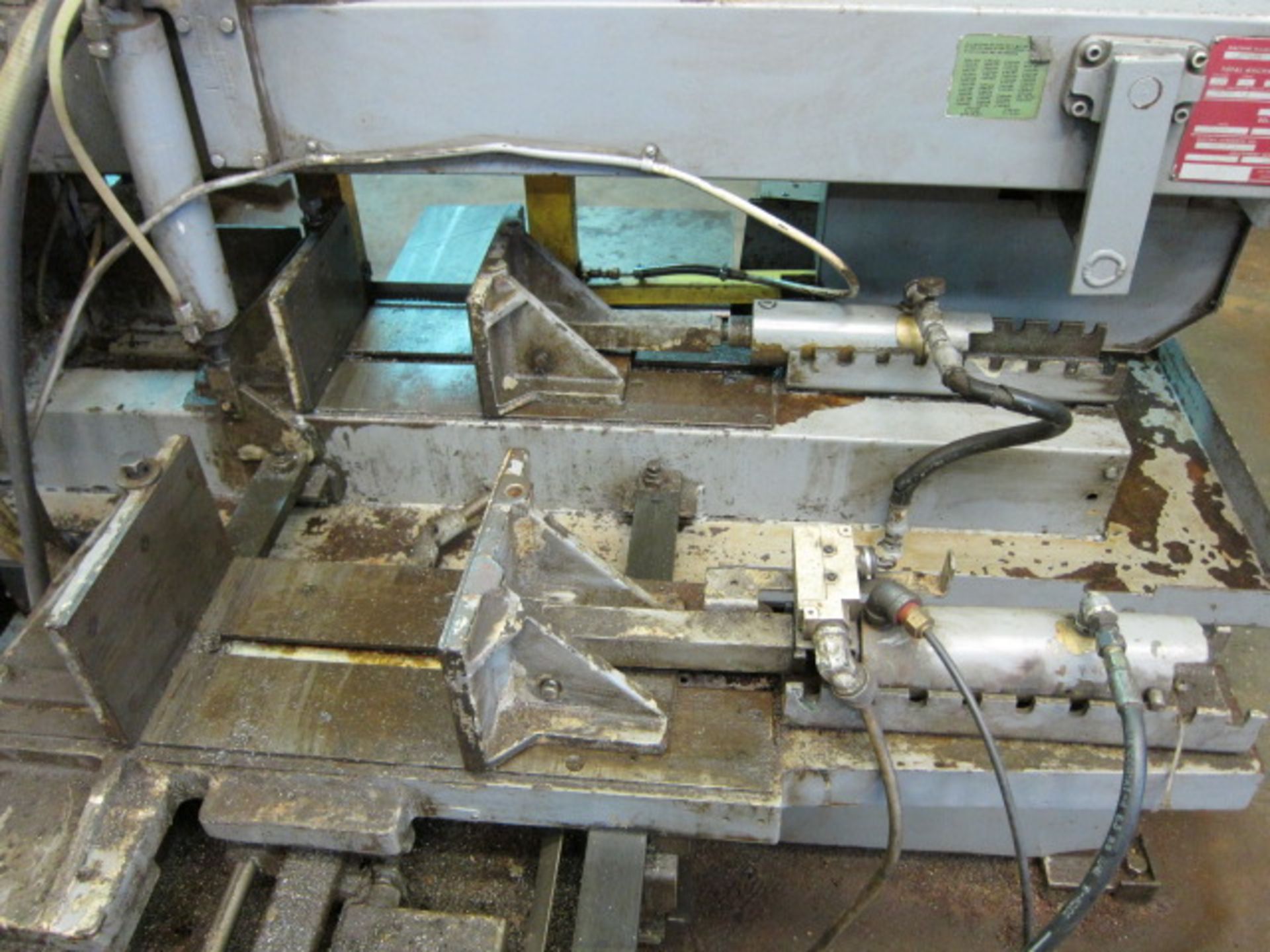 HORIZONTAL BANDSAW, DOALL MDL. C-912A, 9" rd. cap., 9" x 12" rect. cap., auto. feed, H.D. infeed - Image 5 of 7