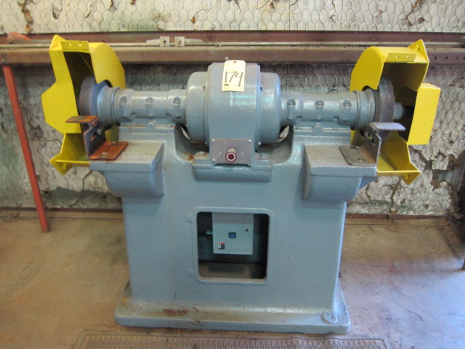 DOUBLE END PEDESTAL GRINDER, 16"