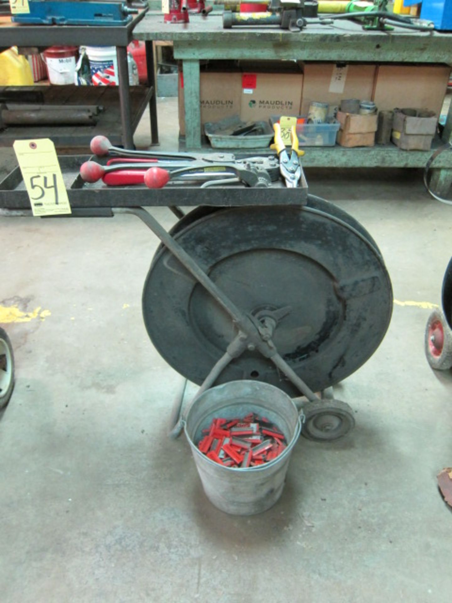 BANDING CART, w/tools