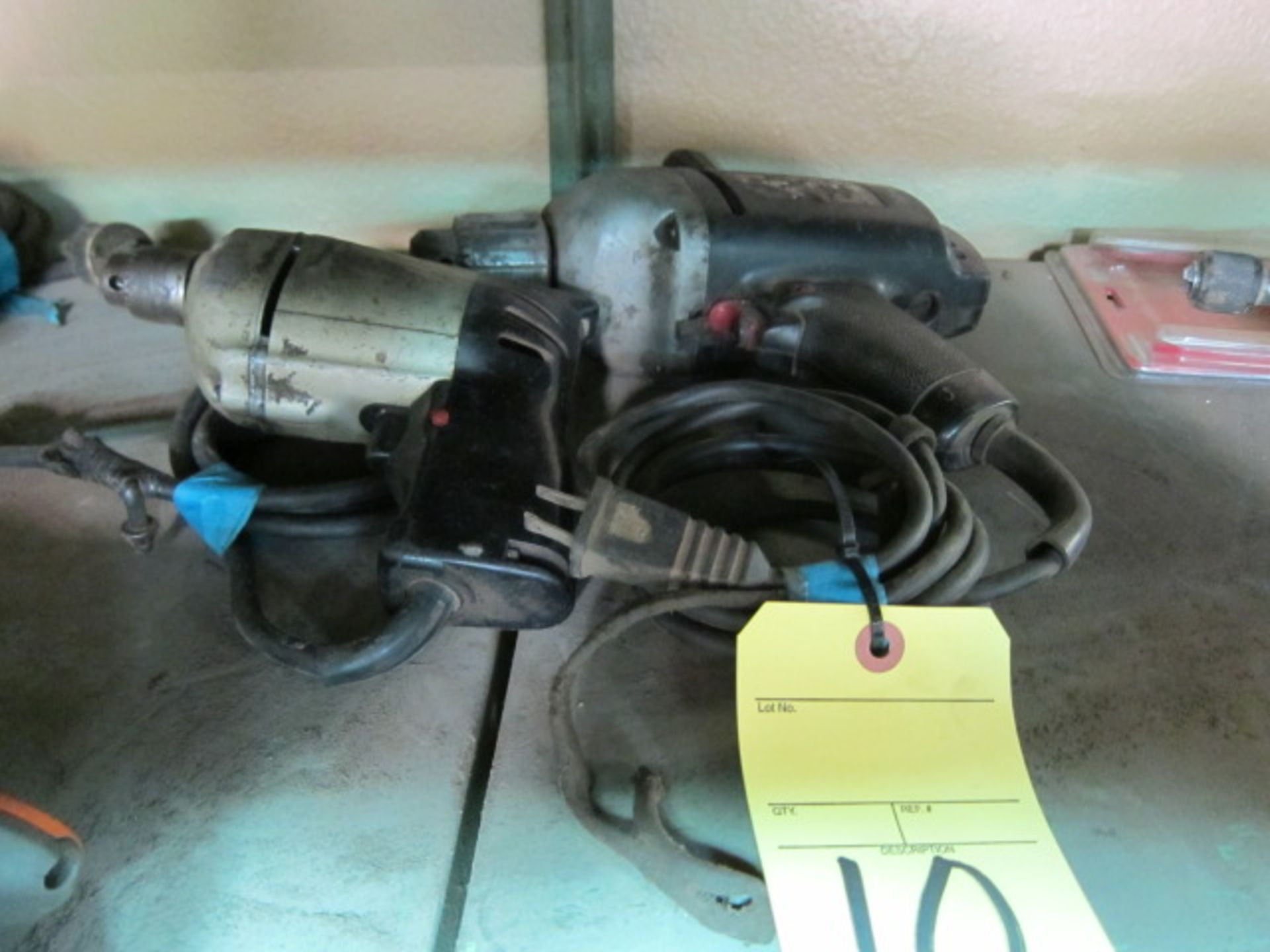 LOT OF ELECTRIC DRILLS (2), assorted