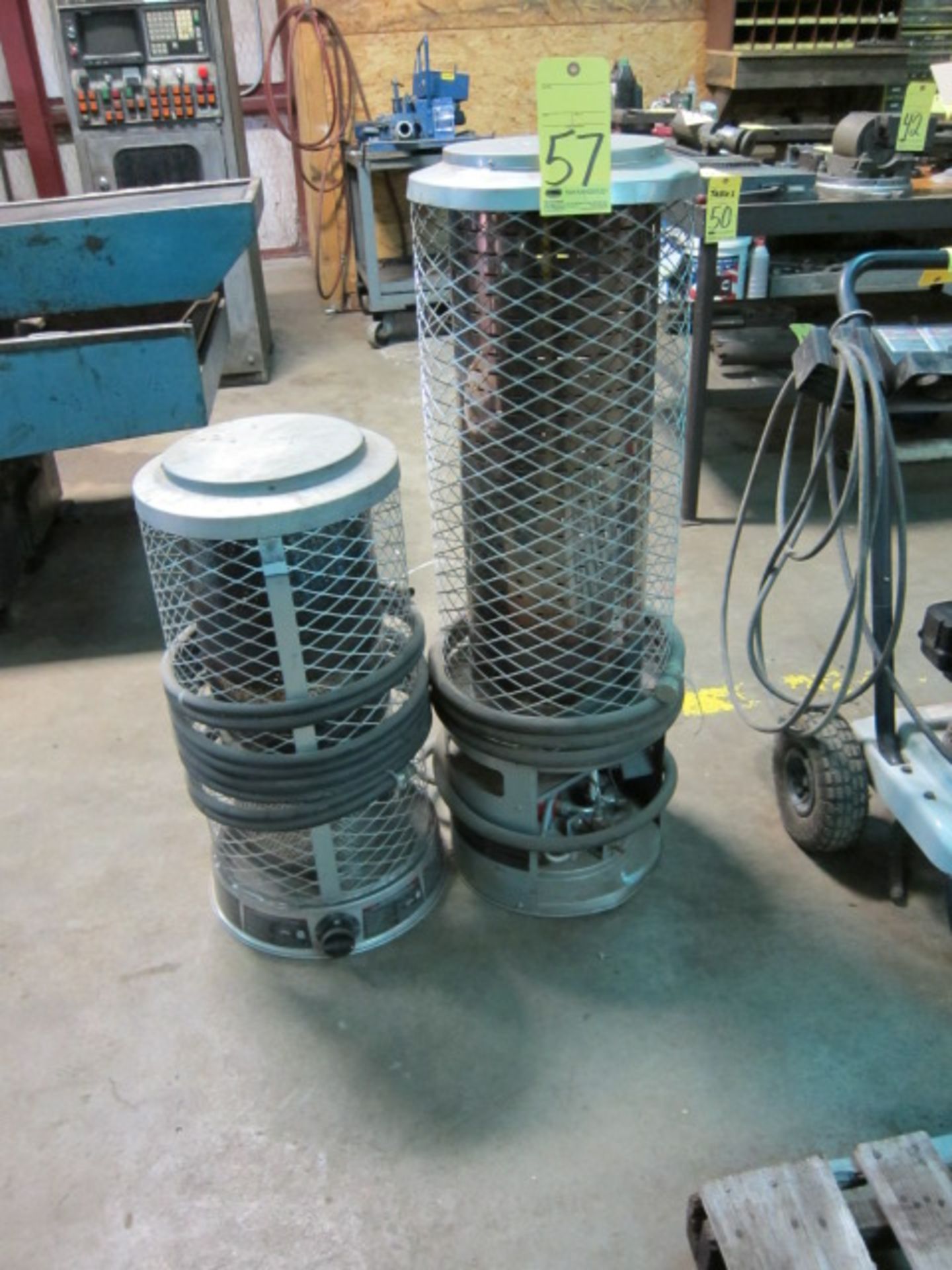 LOT OF NATURAL GAS HEATERS (2), DAYTON