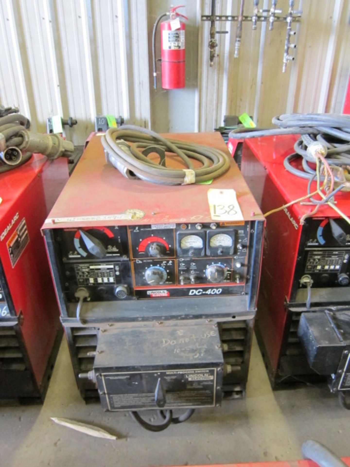 WELDING POWER SOURCE, LINCOLN MDL. DC400, new 2005, 400 amps, S/N U1050523494