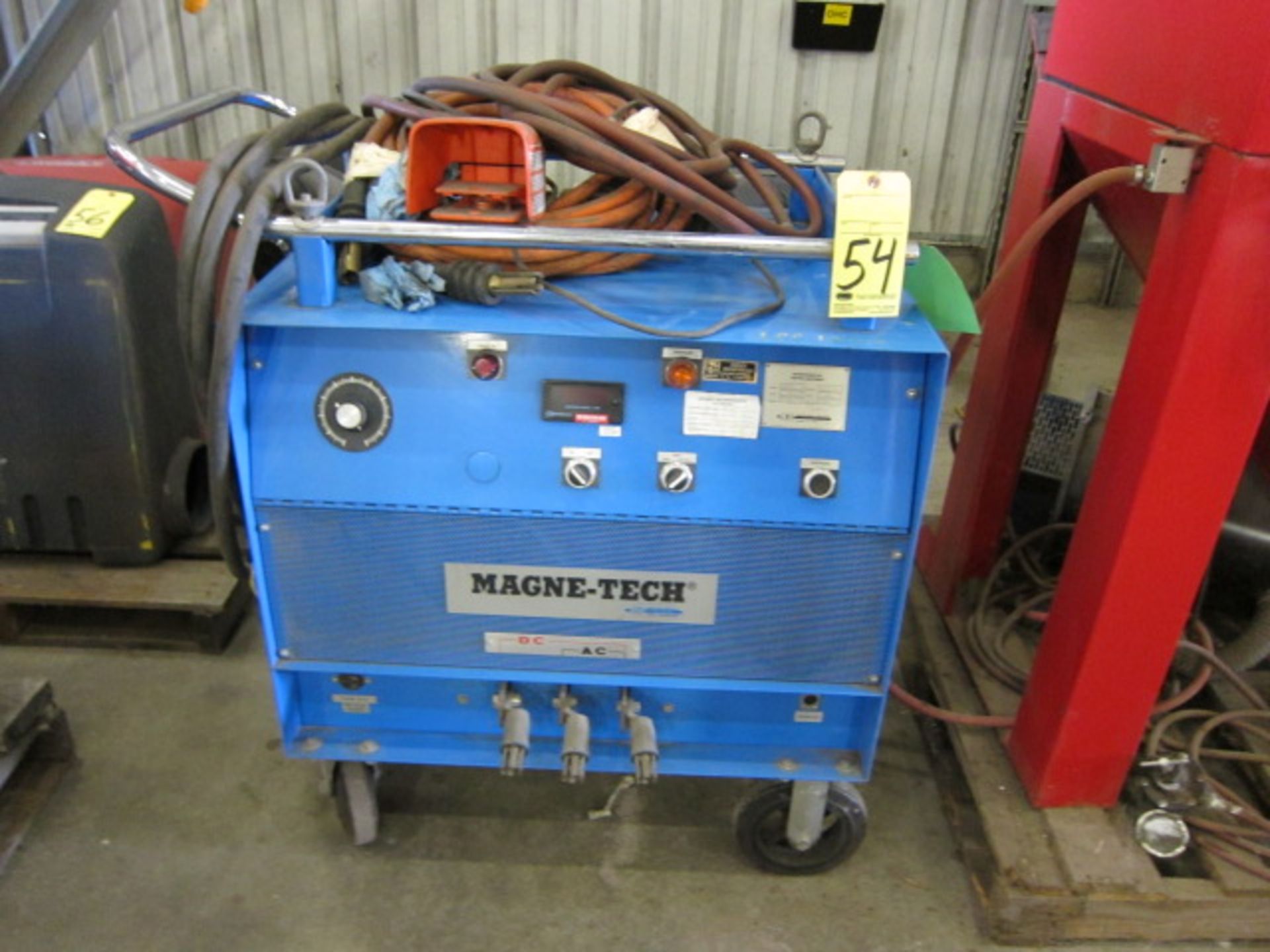 PORTABLE MAGNETIC PARTICLE INSPECTION MACHINE, MAGNE-TECH MDL. 1560W, S/N 110005