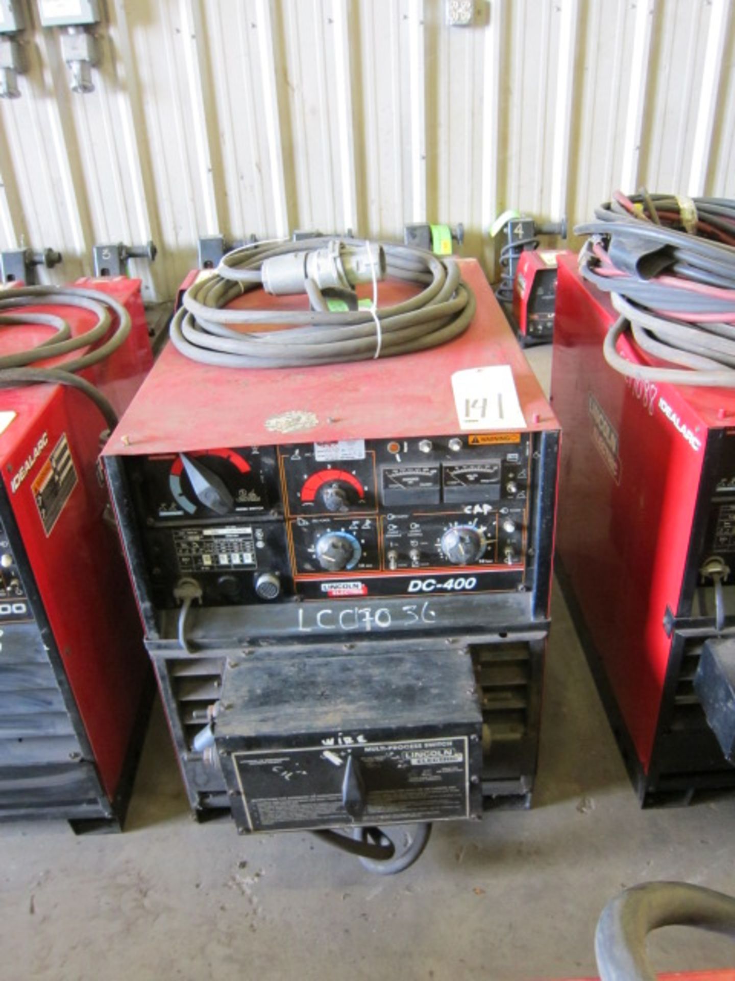 WELDING POWER SOURCE, LINCOLN MDL. DC400, new 2007, 400 amps, S/N U1071206782