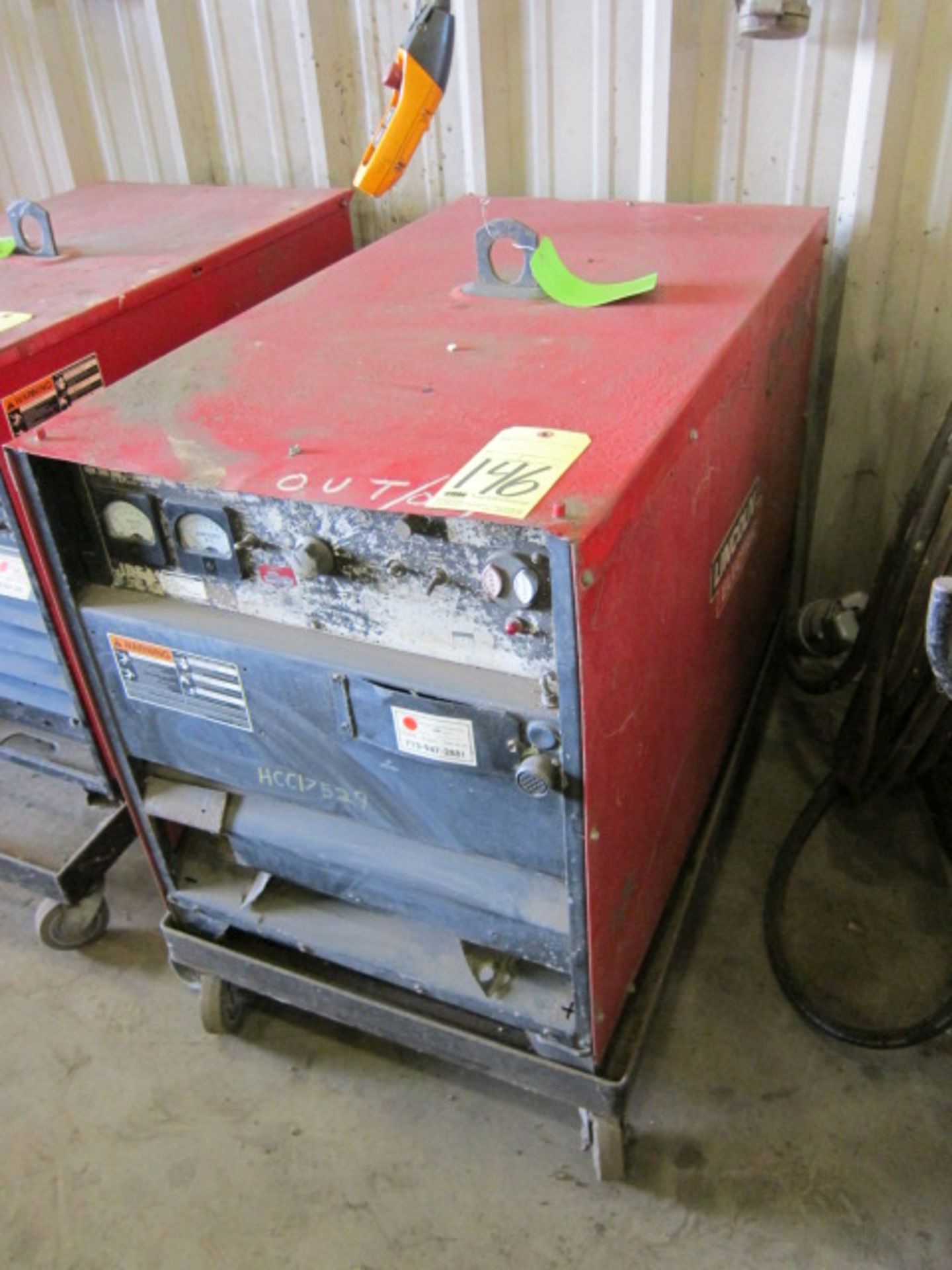 WELDING POWER SOURCE, LINCOLN MDL. DC600, 600 amps, S/N AC796692