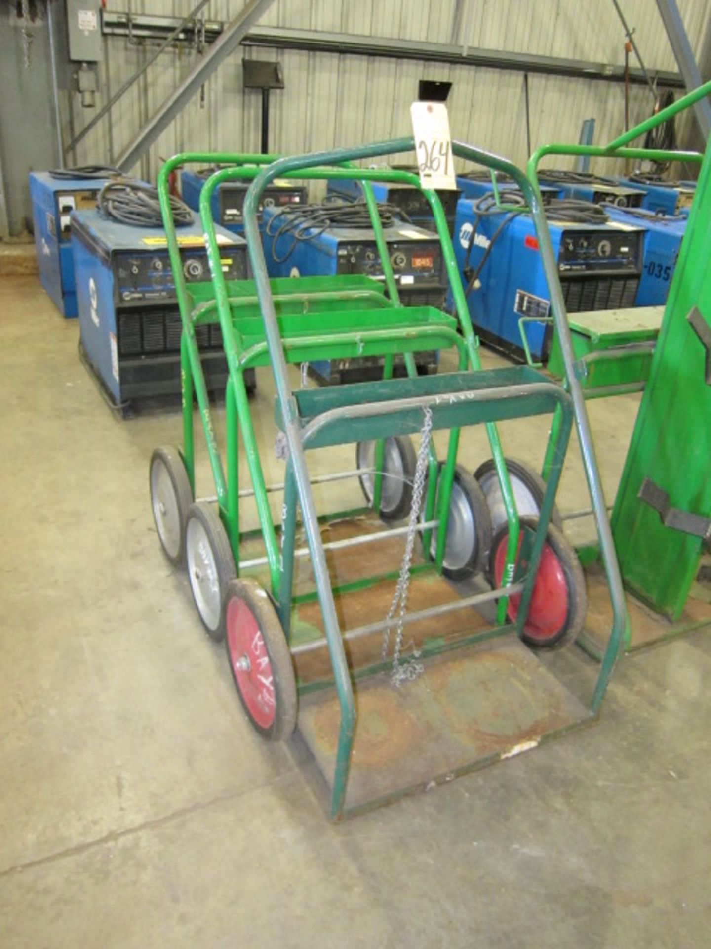 LOT OF TORCH CARTS (3)