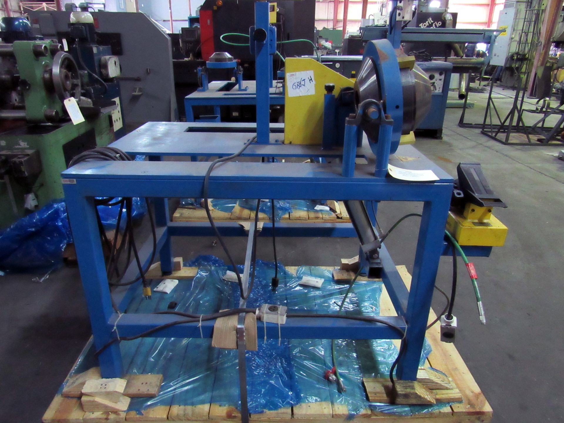 SWEDGING MACHINE, CUSTOM 3", tbl. Mtd., Enerpac pwr. Supply (Location C - Houston, TX)