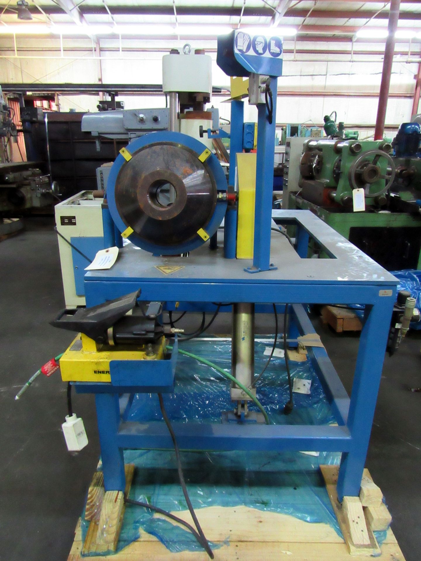 SWEDGING MACHINE, CUSTOM 3", tbl. Mtd., Enerpac pwr. Supply (Location C - Houston, TX) - Image 2 of 4