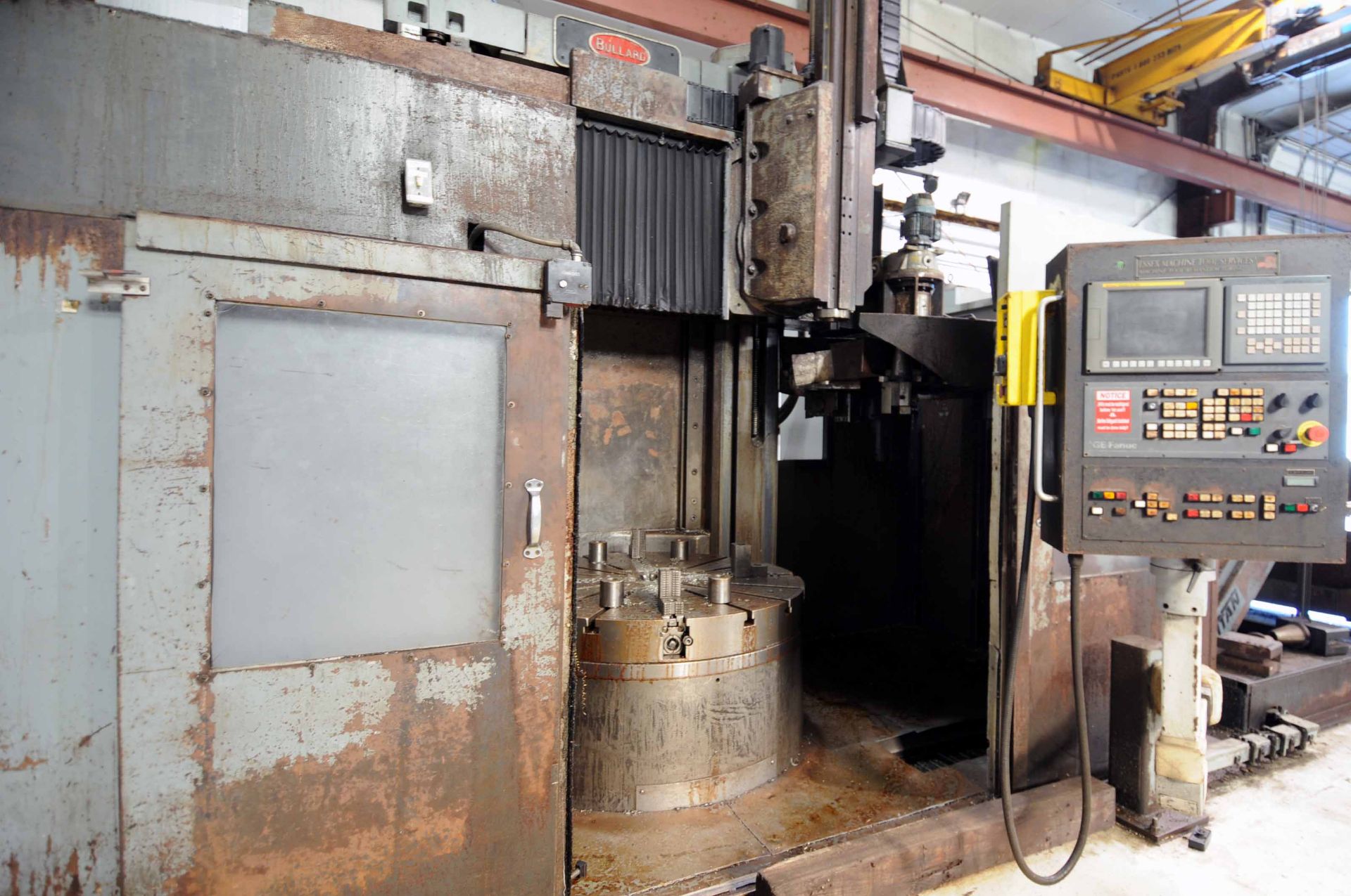 CNC VERTICAL BORING MILL, BULLARD 56" DYNATAPE, retrofitted 9/2008 by Essex Machine Tool Services, - Image 5 of 9