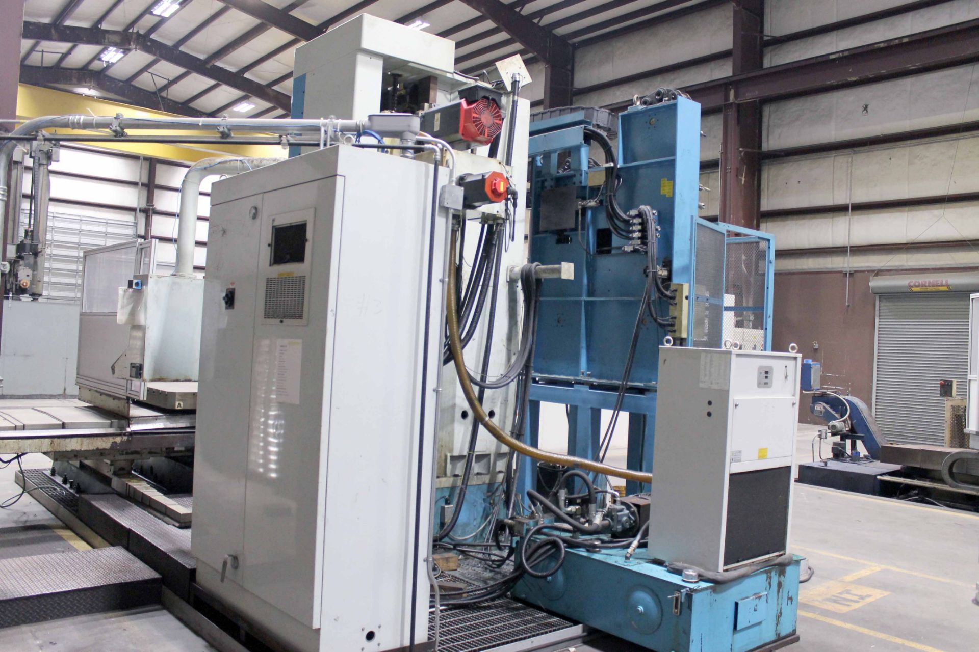 CNC HORIZONAL BORING MILL, FEMCO MDL. BMC-110R2, Fanuc 21i-MB CNC control, 4.33” spdl., 56-1/2" x - Image 4 of 7