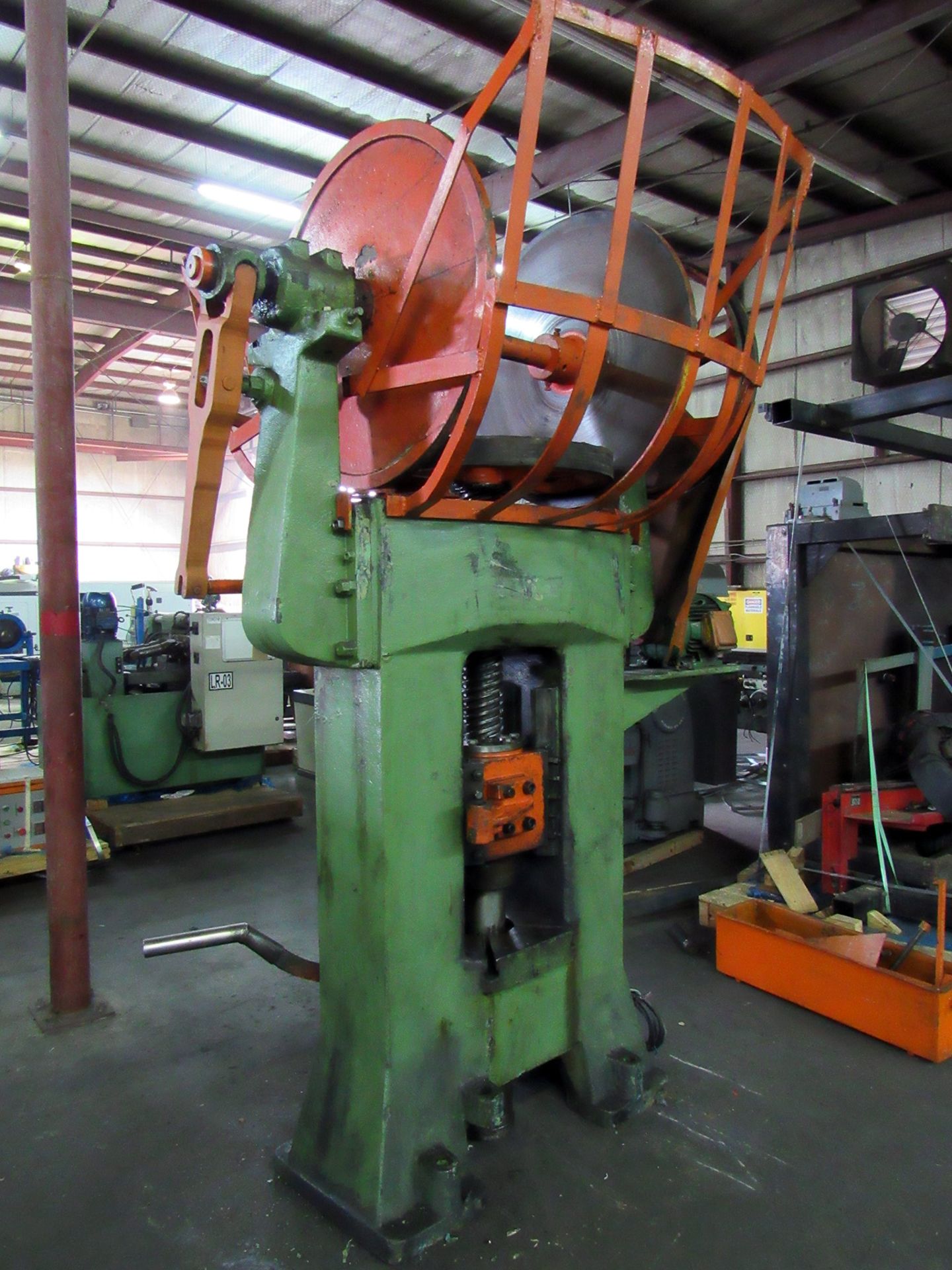 FRICTION SCREW-TYPE FORGING PRESS, GUTMANN MDL. PF80, 80 T., 13.5" X 17" bed area, 8" stroke, 16" - Image 4 of 14