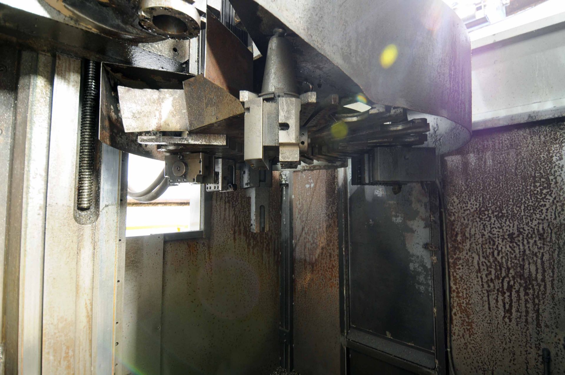 CNC VERTICAL BORING MILL, BULLARD 56" DYNATAPE, retrofitted 9/2008 by Essex Machine Tool Services, - Image 6 of 9