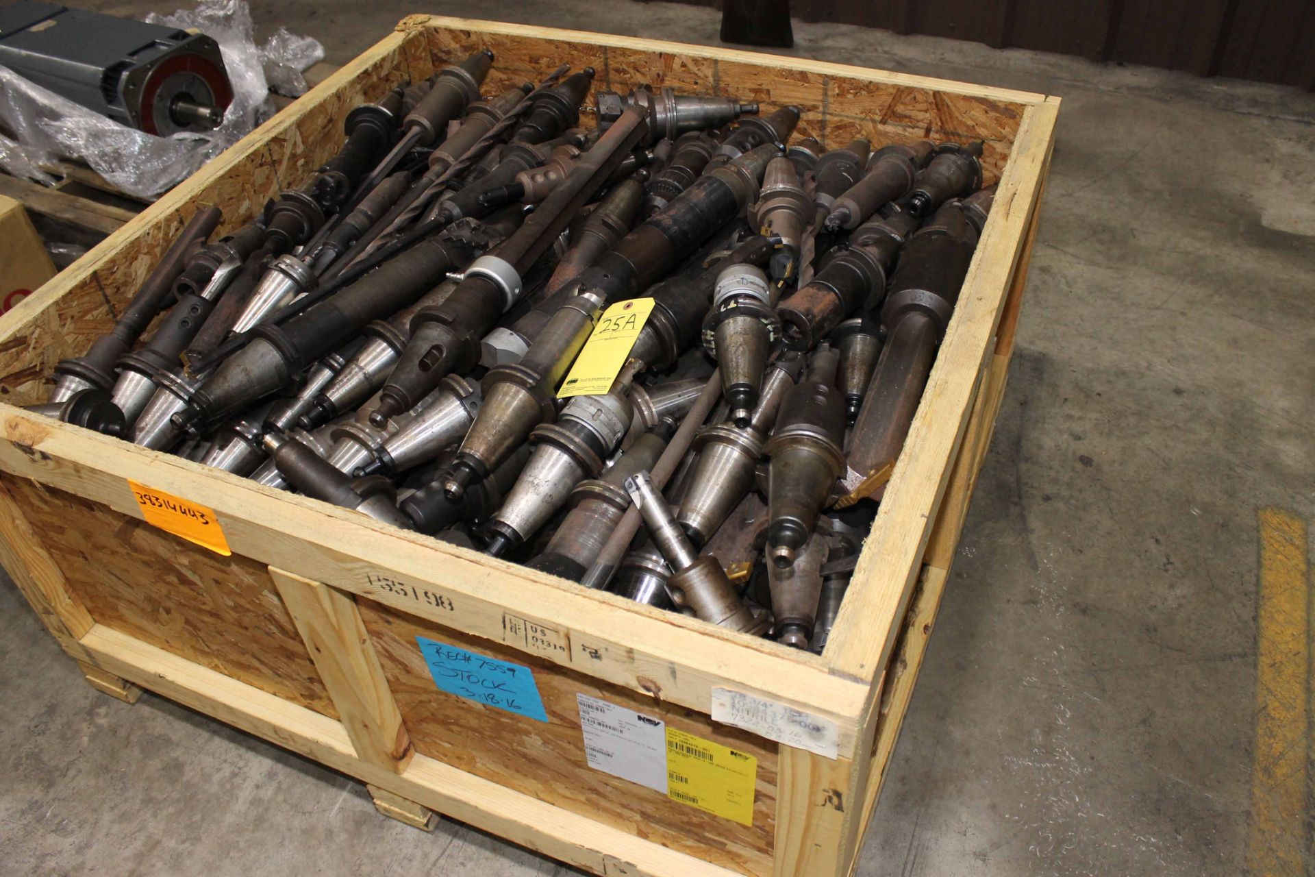 LOT CONSISTING OF: 50 taper toolholders & some boring bars (Location B - Cypress, TX)