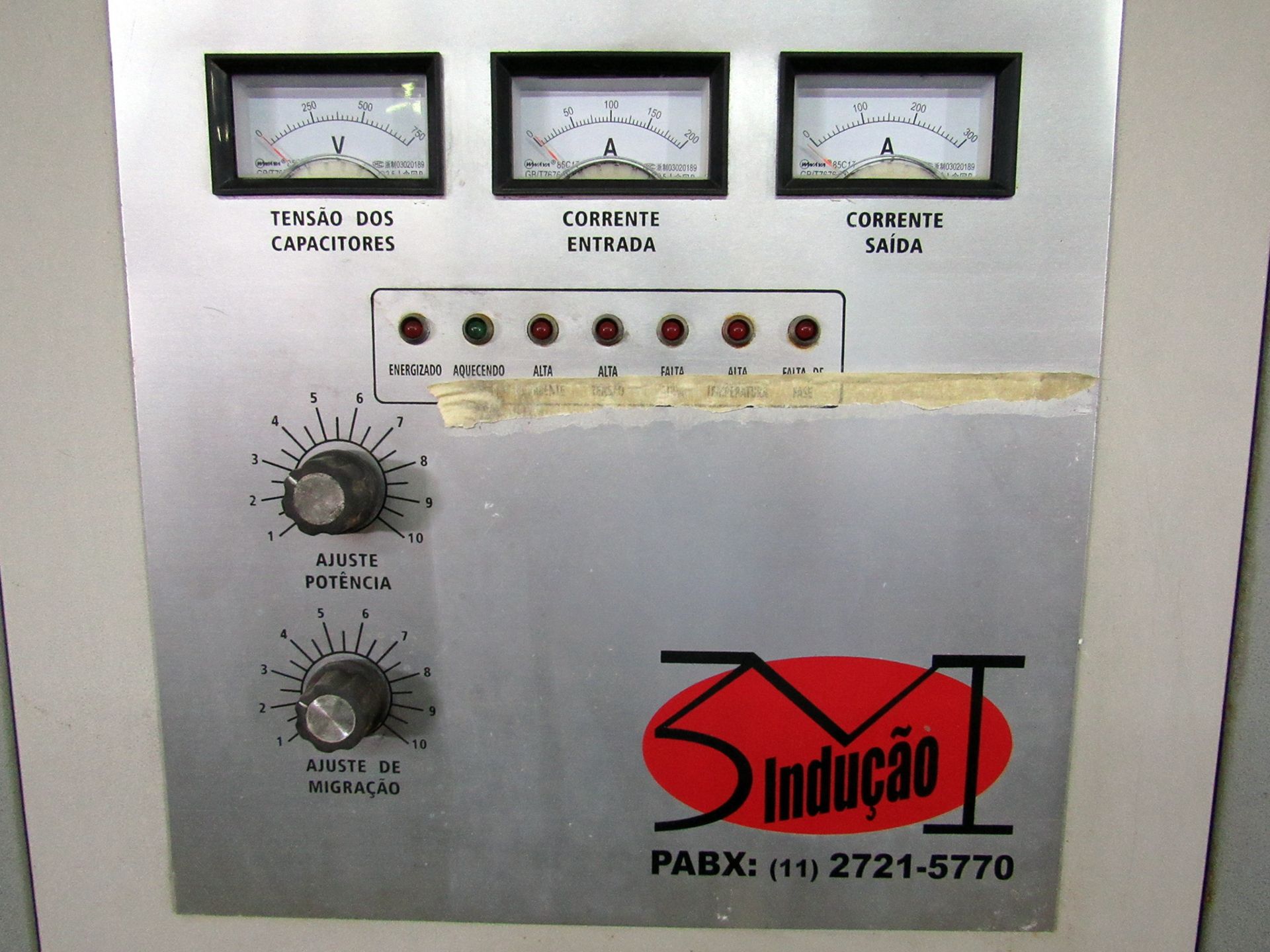 INDUCTION HEATING UNIT, 3VI INDUCAO, 100 kW, 1250 deg. C heating capability, 280 kg max. weight - Bild 6 aus 7